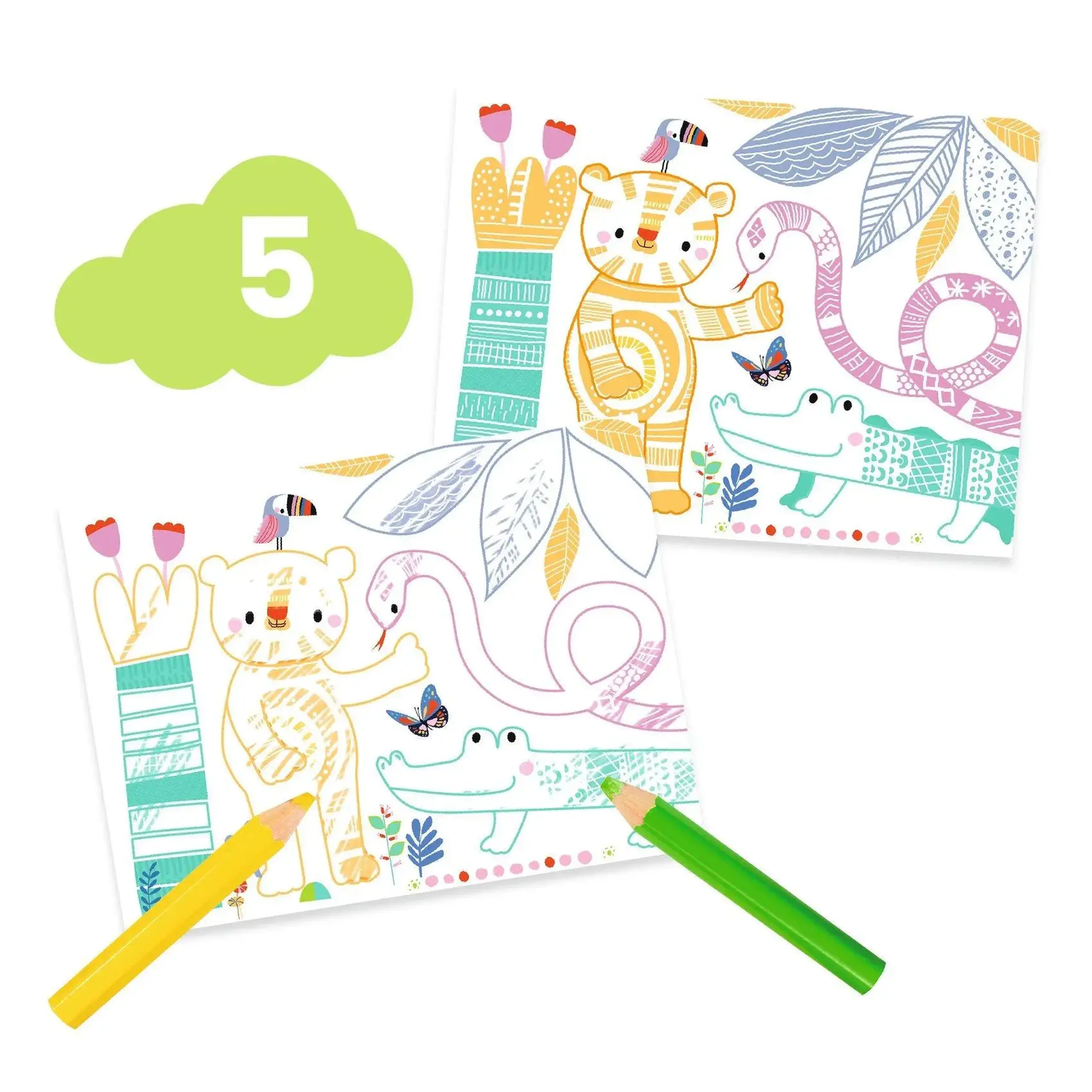 Set cu 6 activități creative „Șoricelul și prietenii” — Djeco