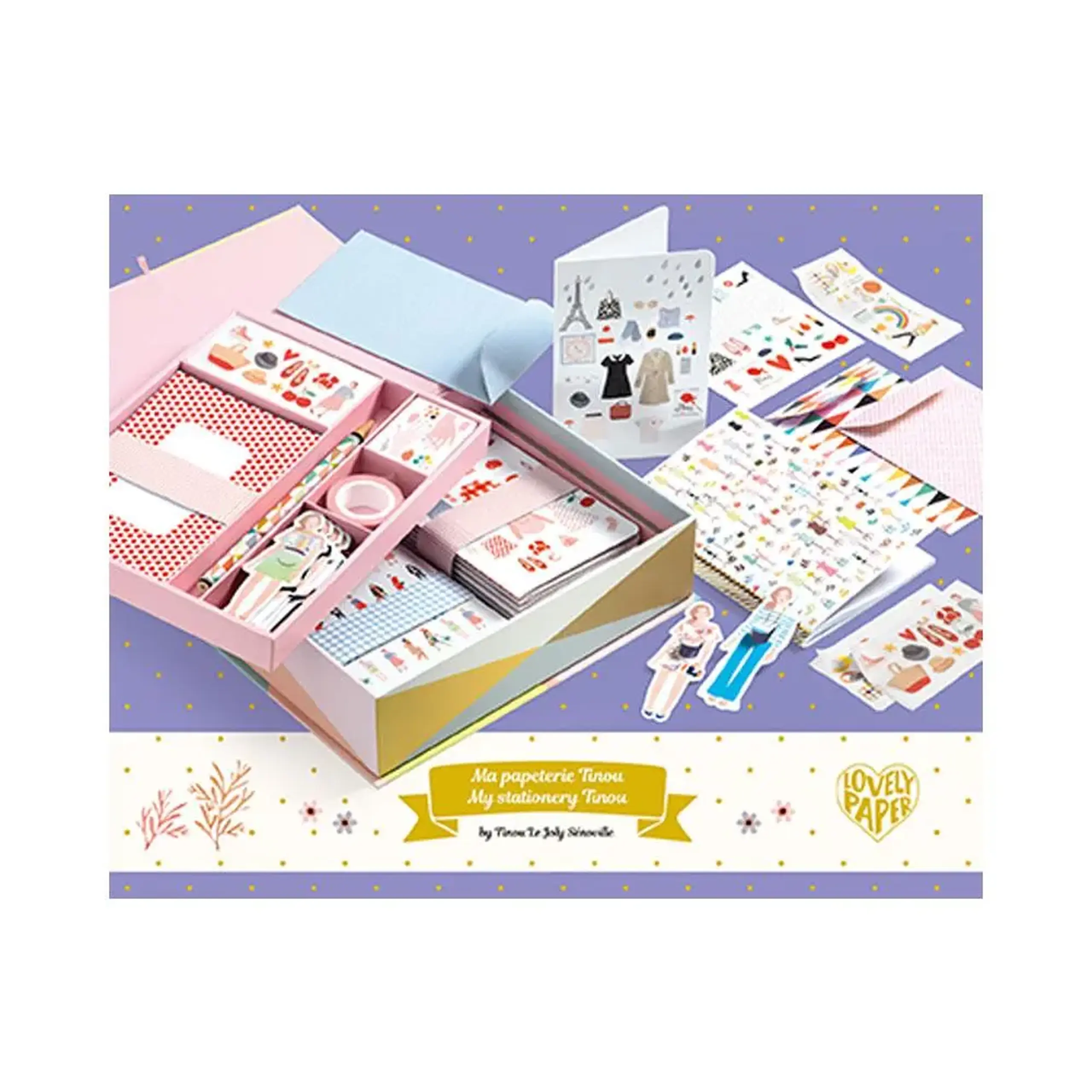 Set de papetărie Lovely Paper — Djeco