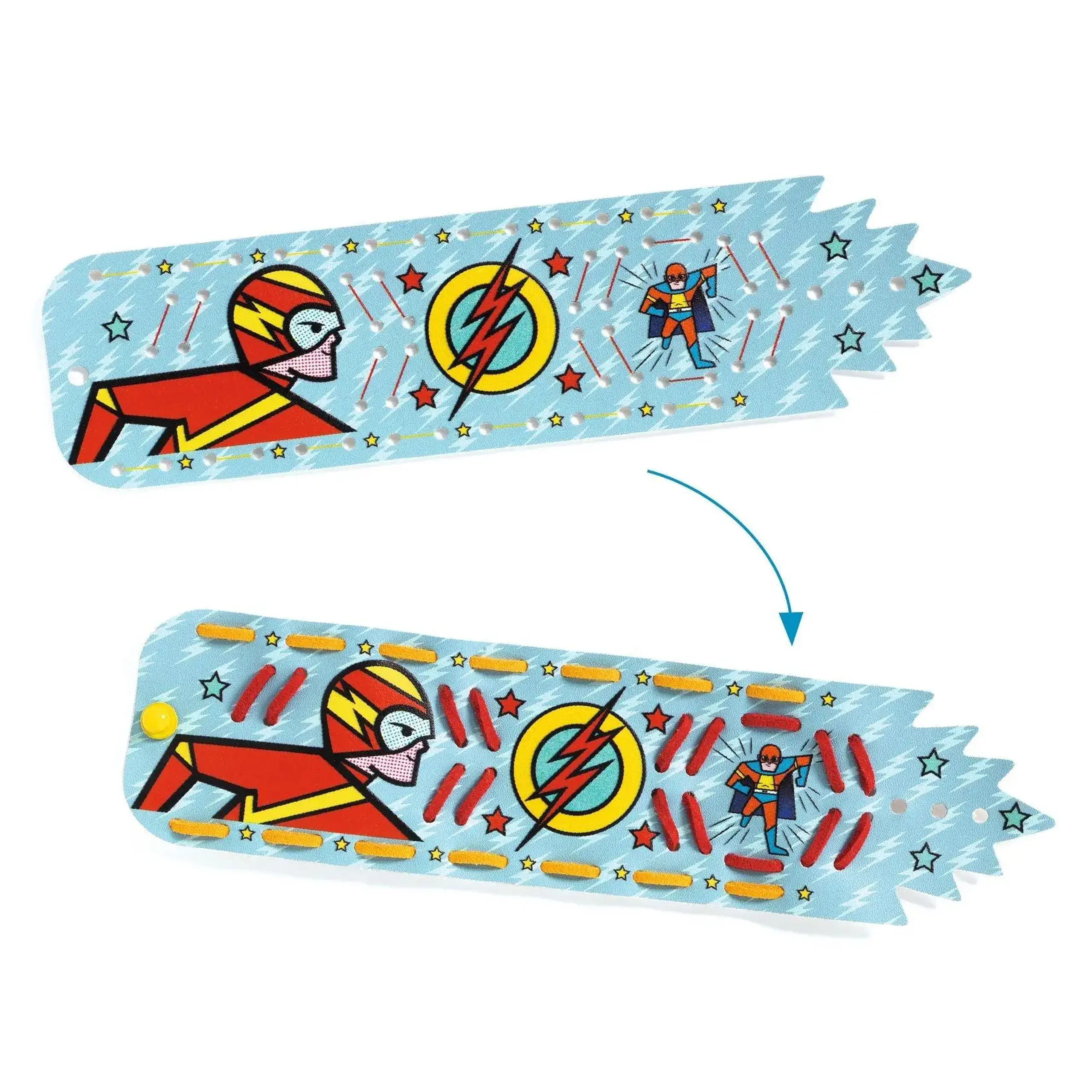 Set DIY 4 brățări Super-pouvoirs — Djeco