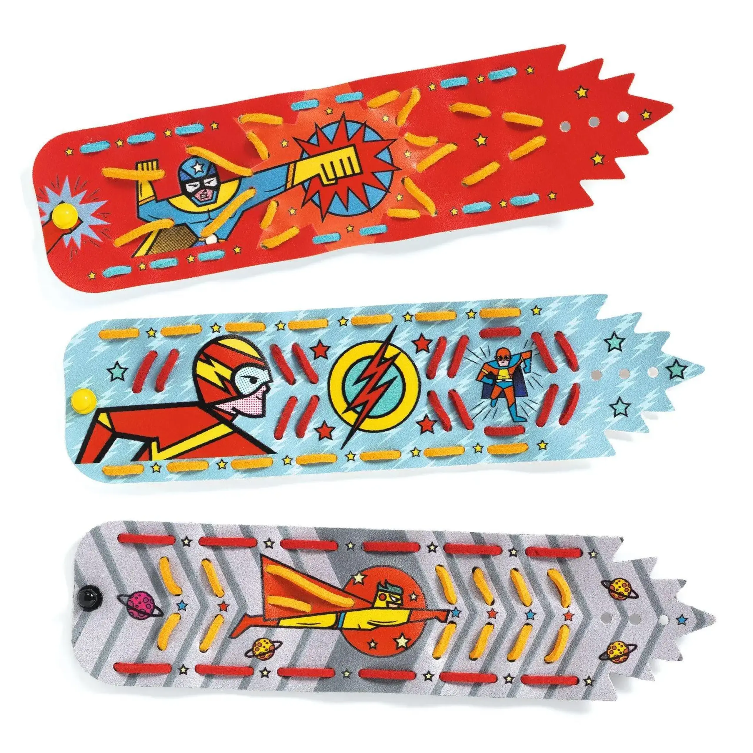 Set DIY 4 brățări Super-pouvoirs — Djeco