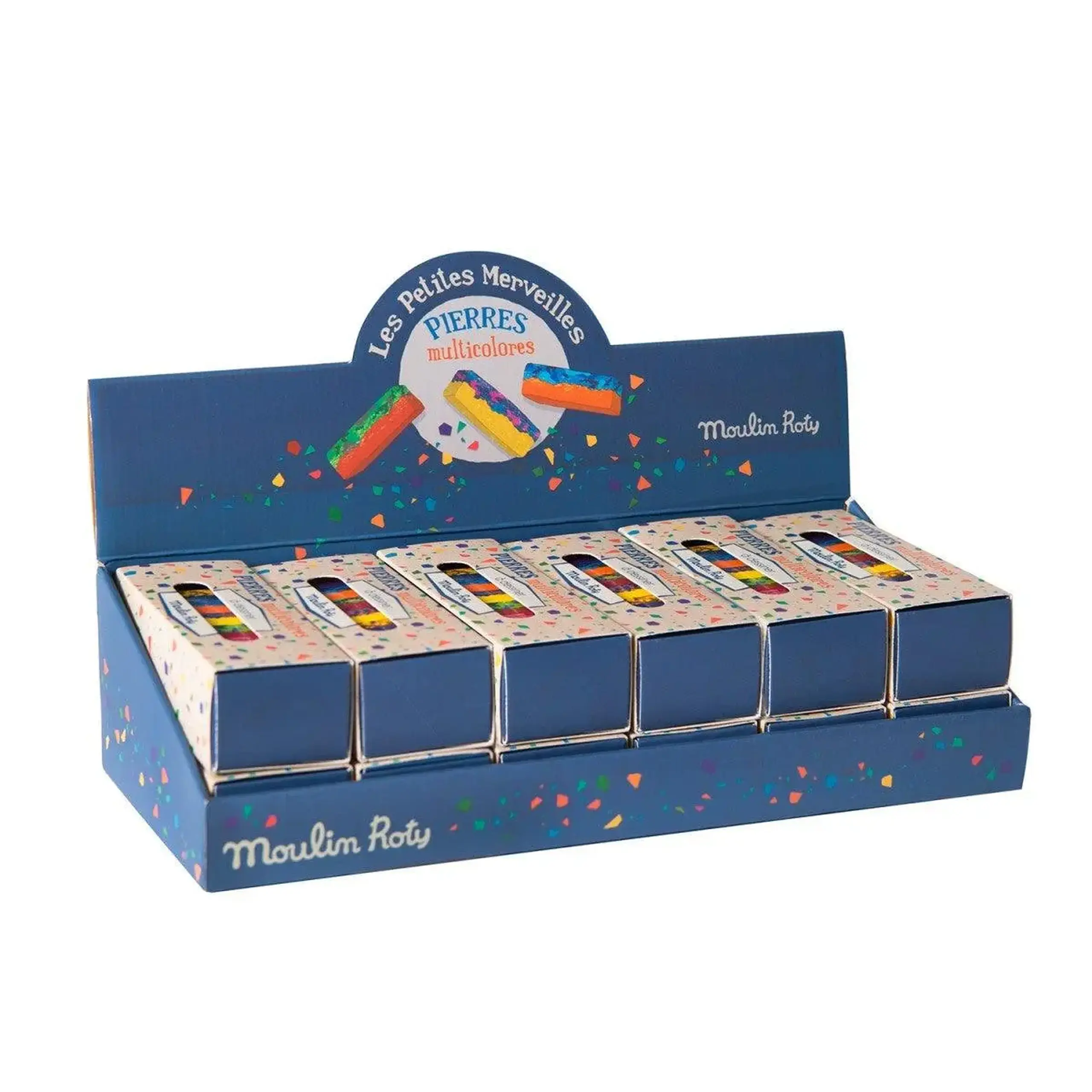 Set de 6 creioane din ceară, Les Petites Merveilles — Moulin Roty