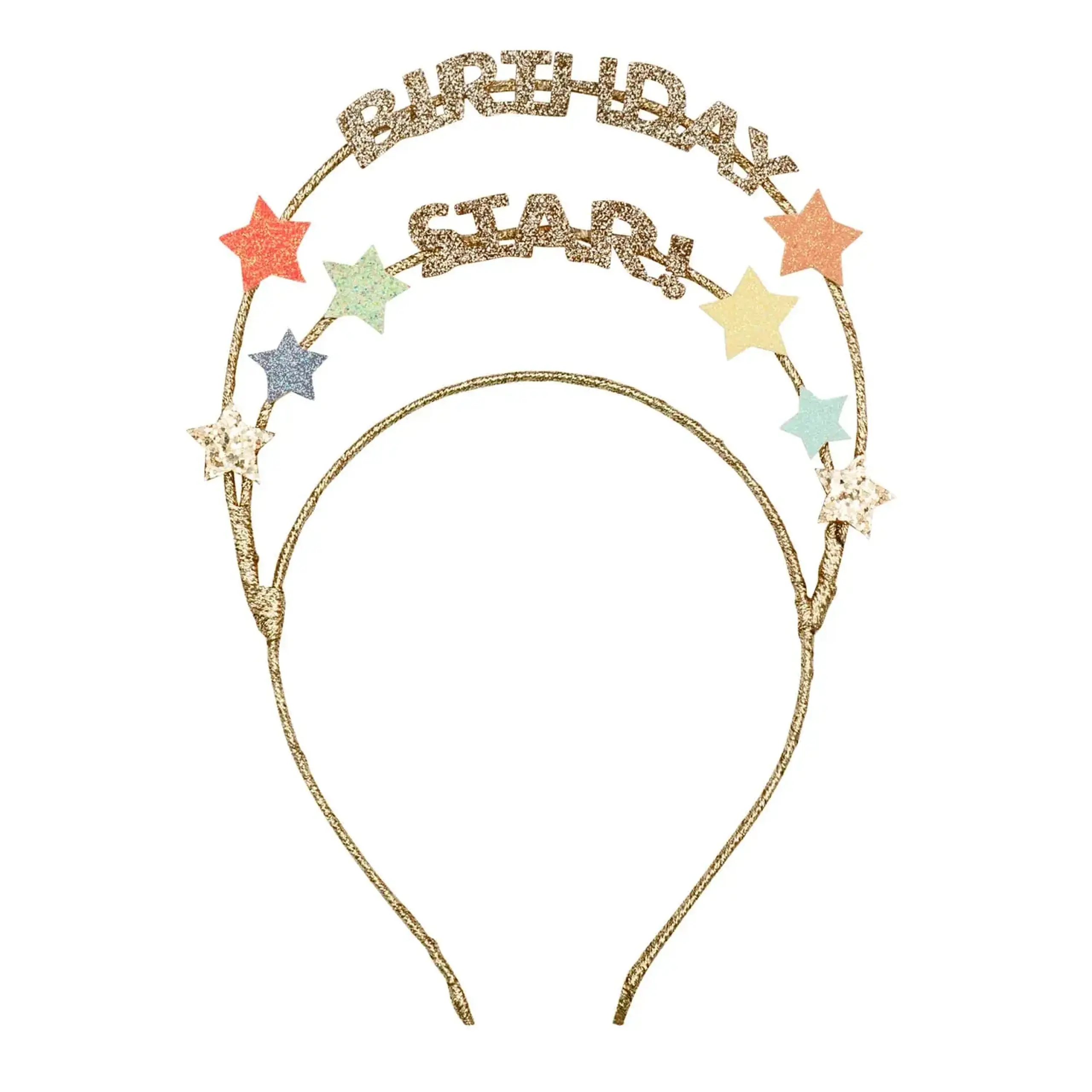 Bentiță Birthday Star cu stele sclipitoare — Rockahula Kids