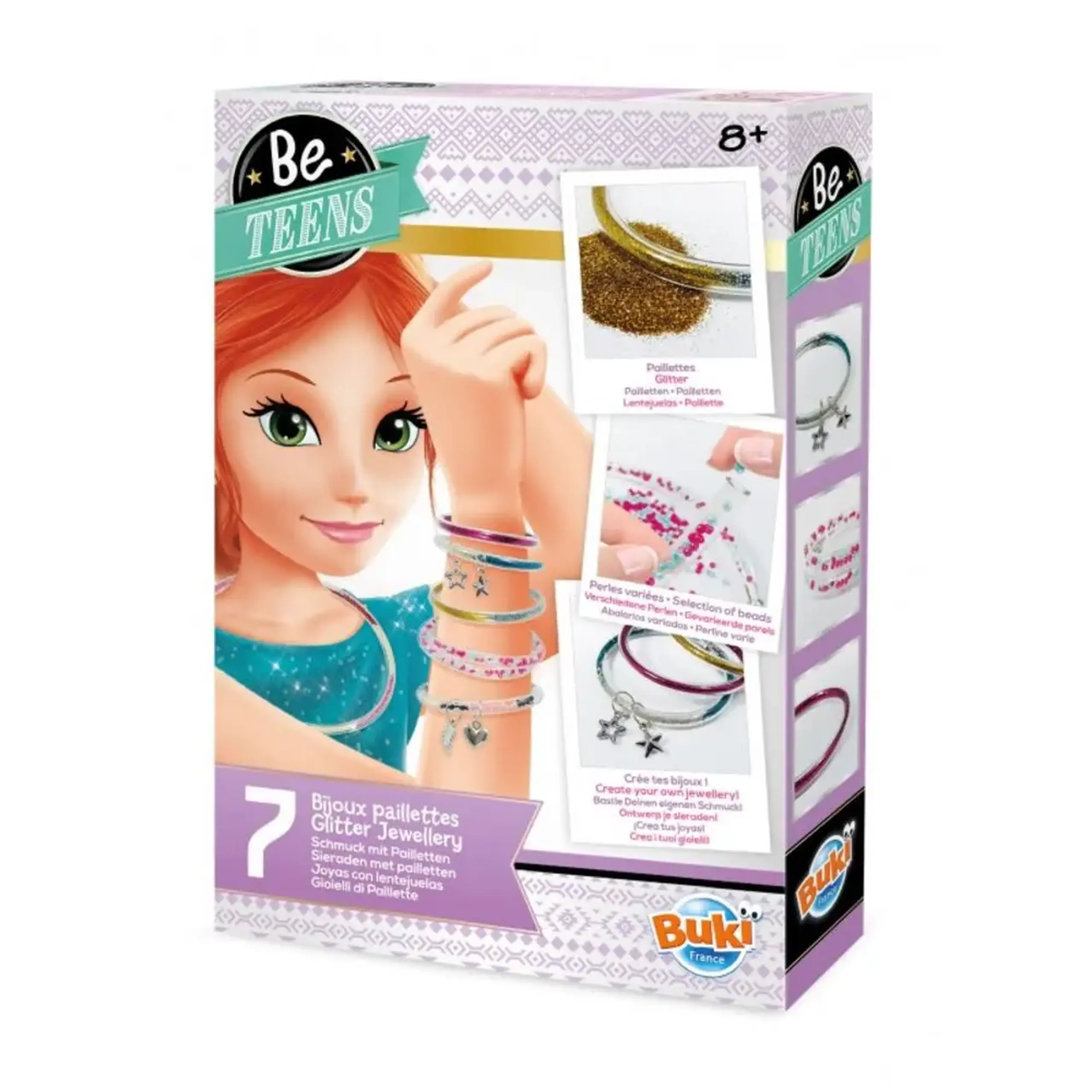Set pentru 7 bijuterii cu paiete — BUKI