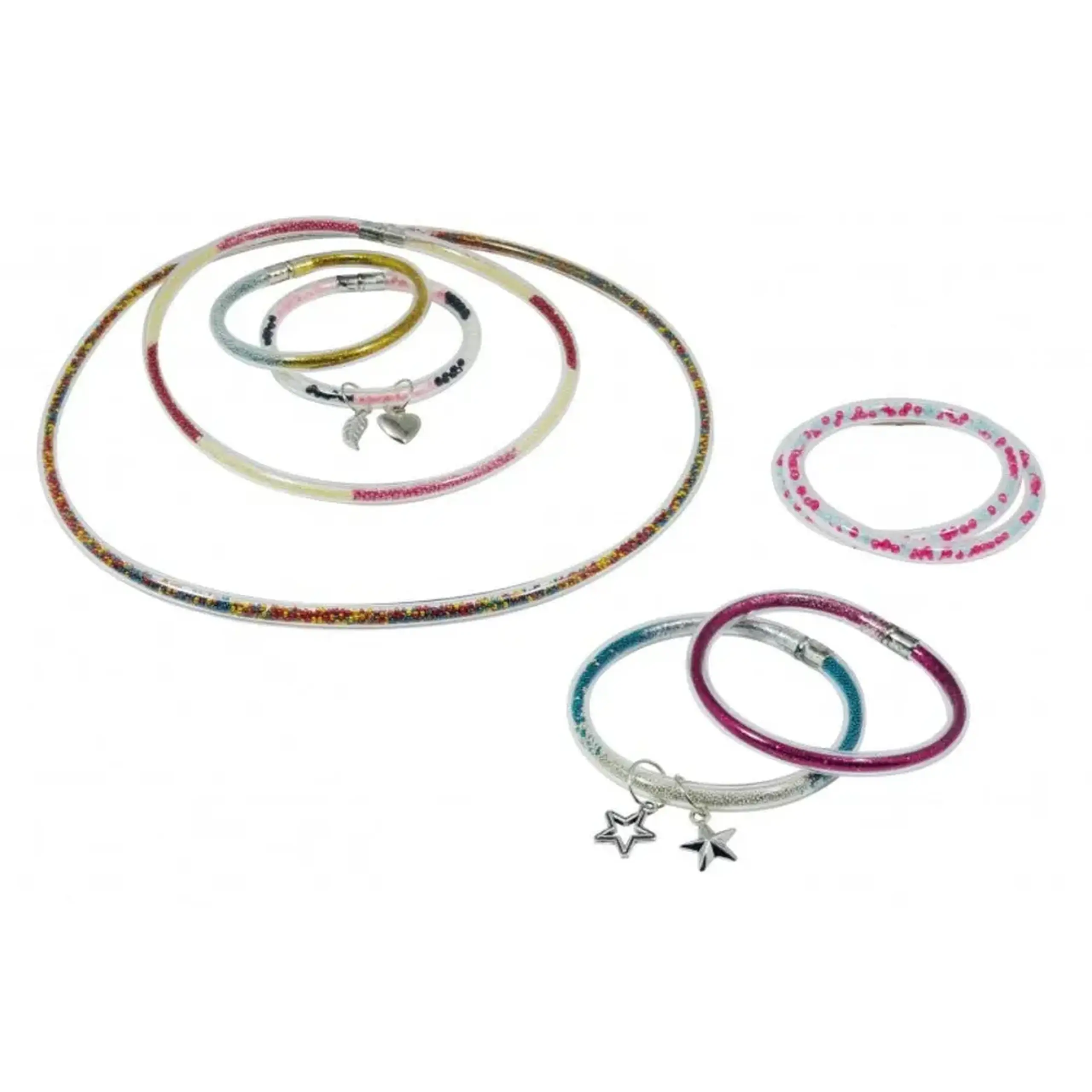 Set pentru 7 bijuterii cu paiete — BUKI