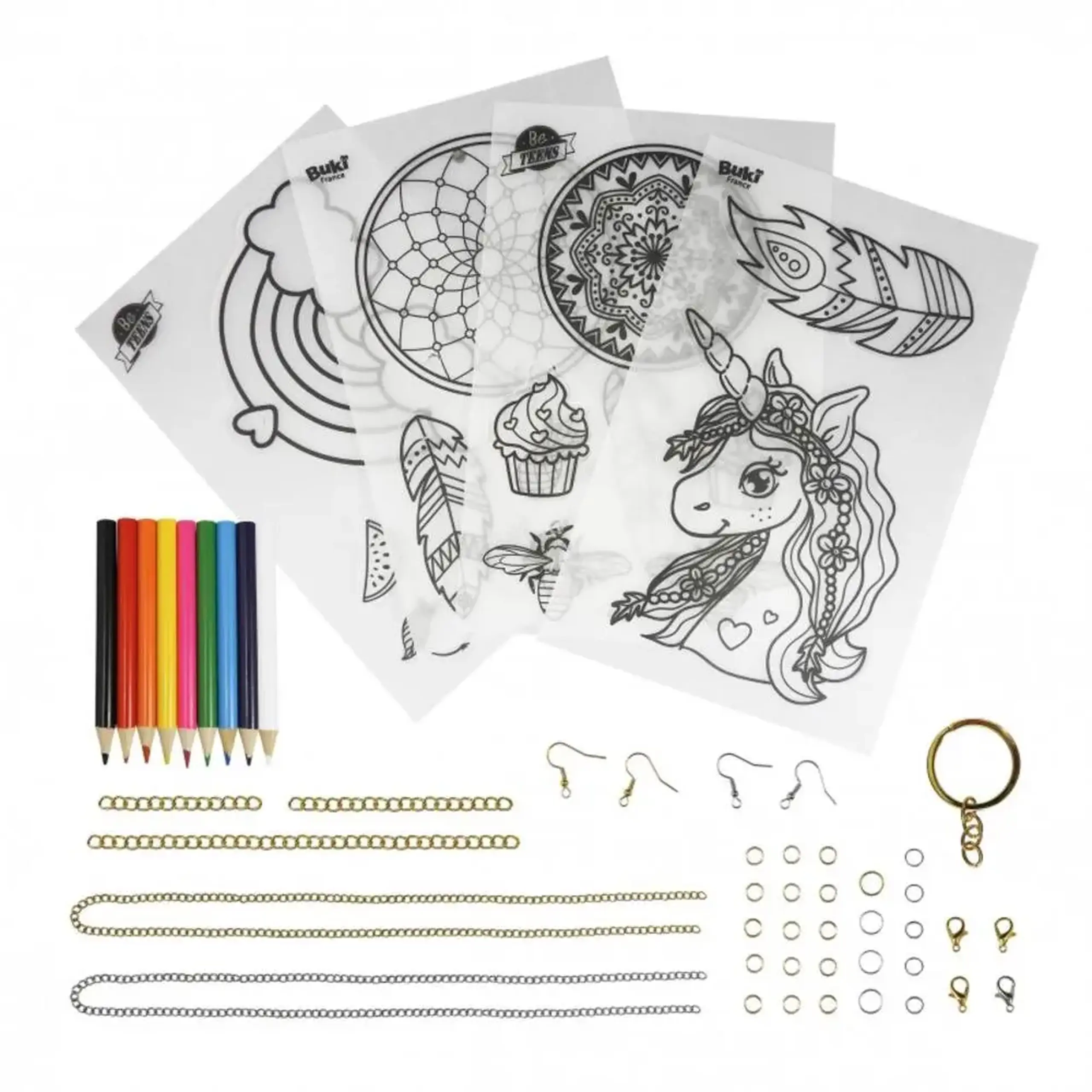 Set pentru 7 bijuterii din plastic termocontractabil — BUKI