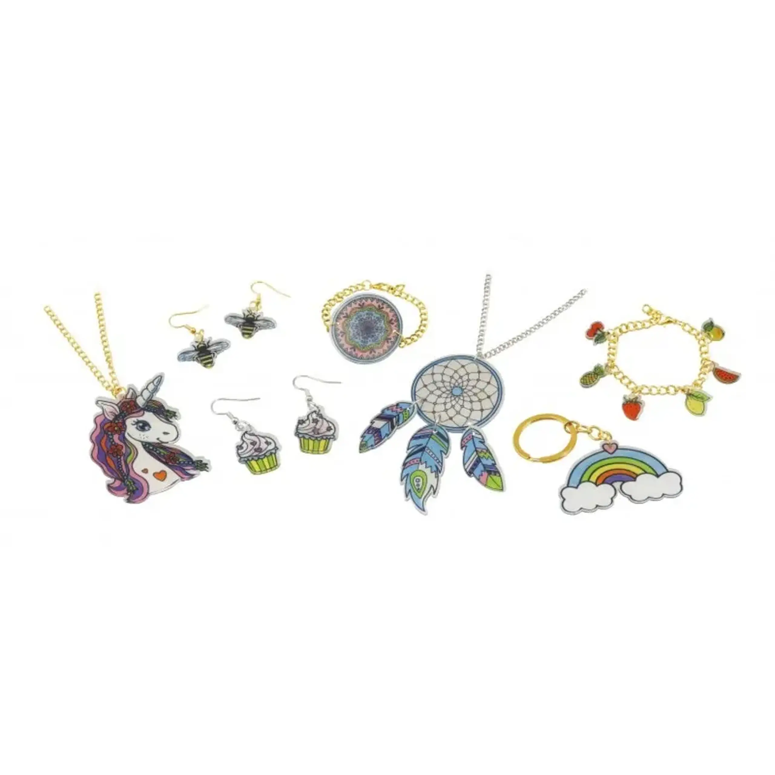 Set pentru 7 bijuterii din plastic termocontractabil — BUKI