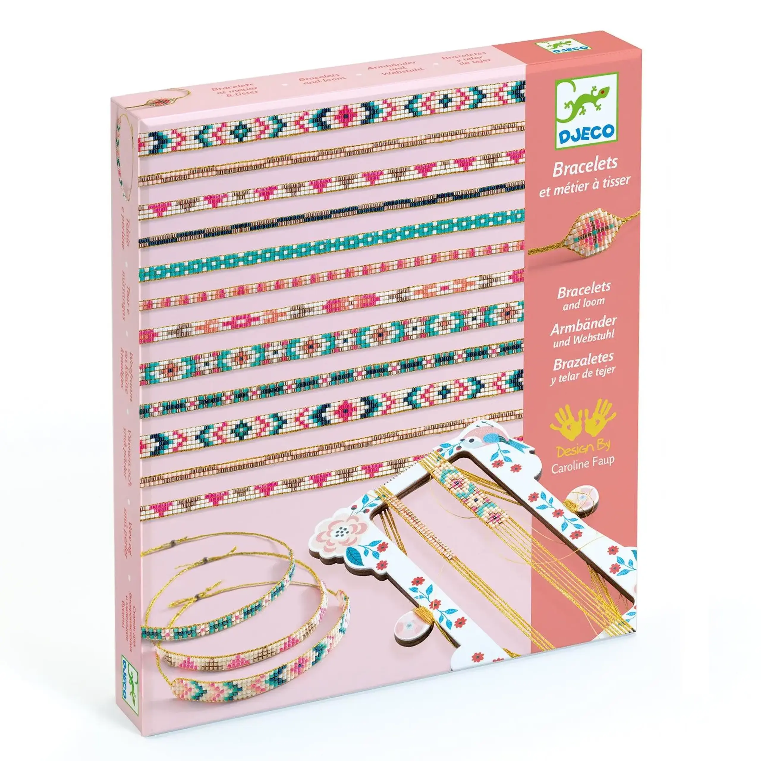 Set cu război de țesut brățări Minuscules — Djeco