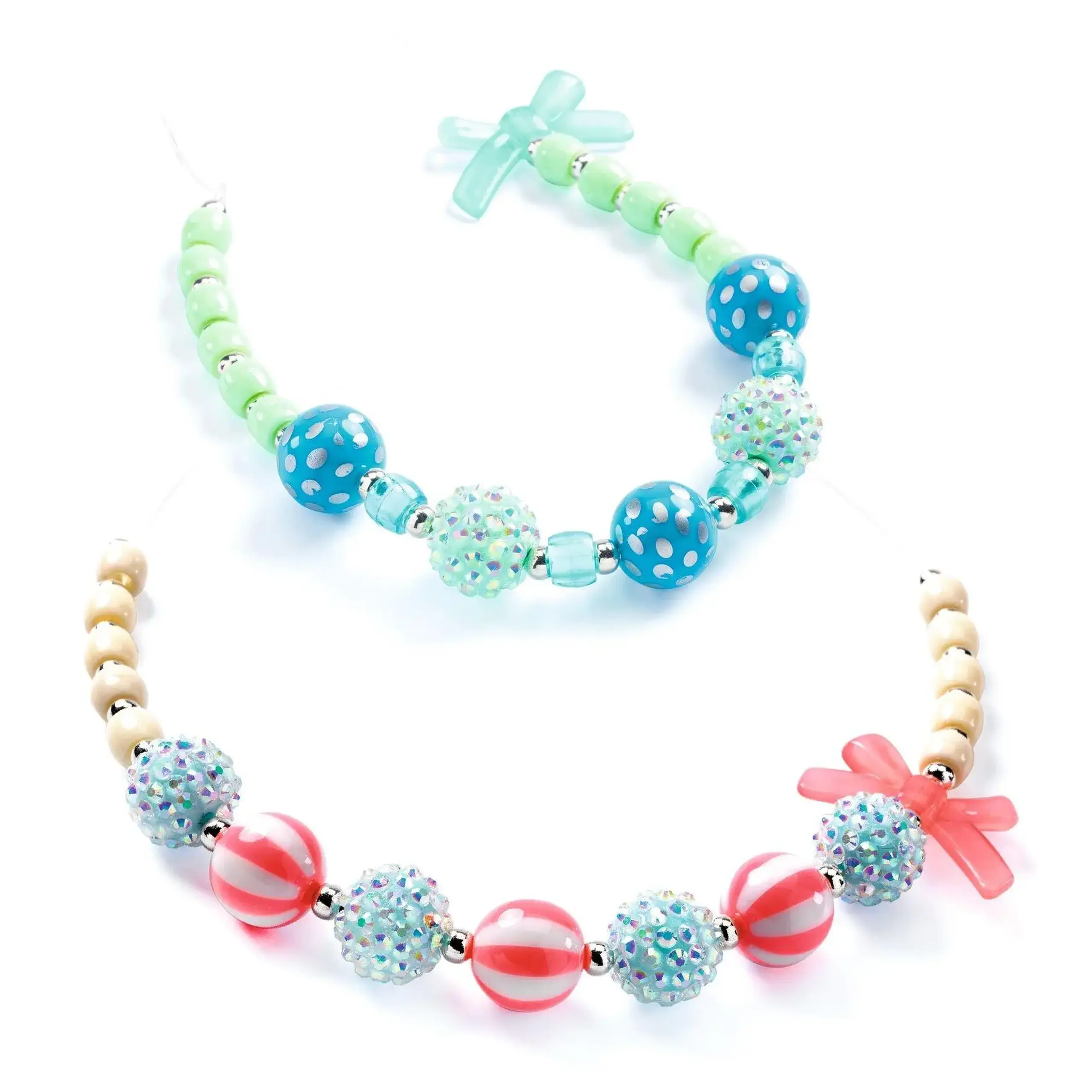 Set de mărgele Perles Bulles Argent — Djeco