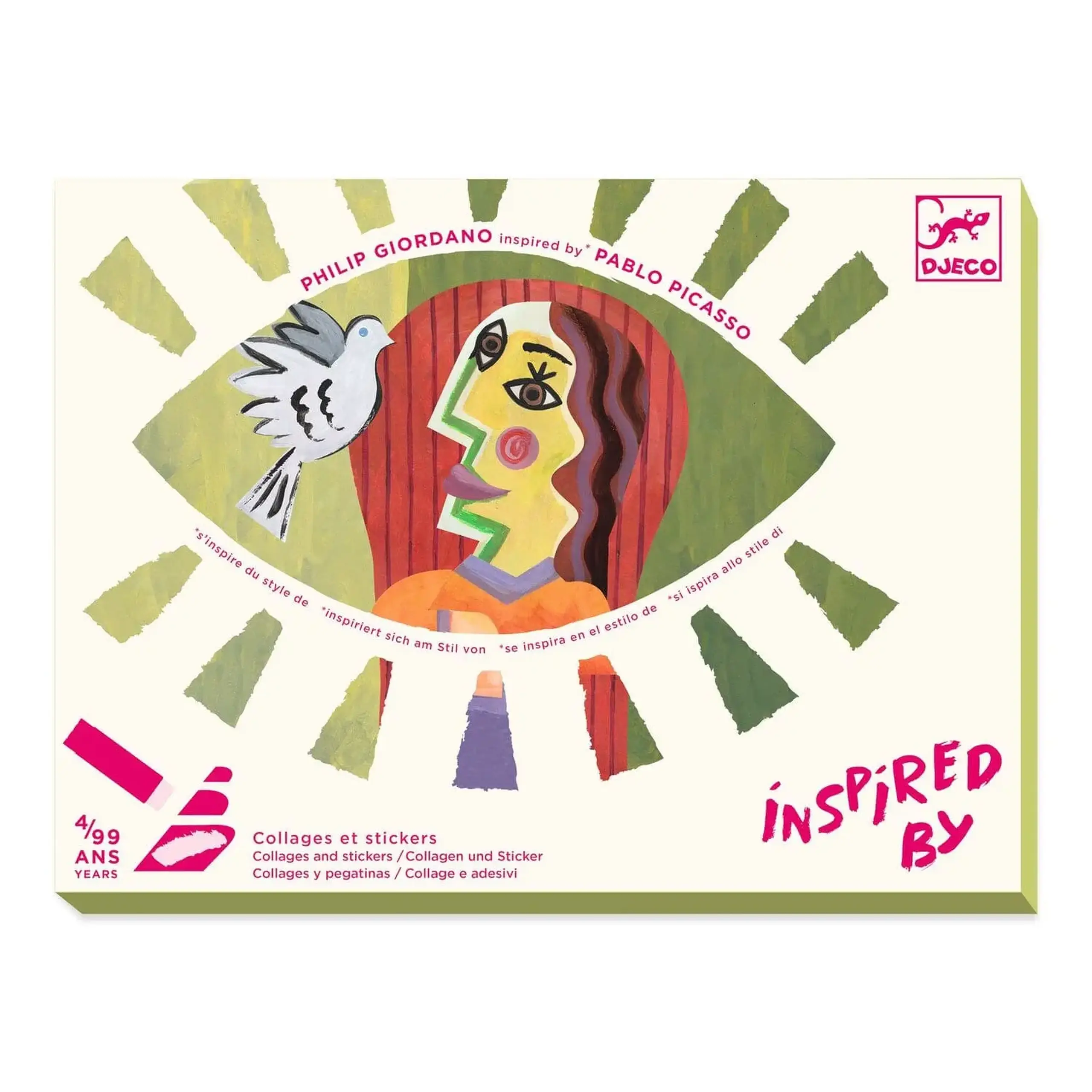 Set de colaj inspirat de Pablo Picasso — Djeco