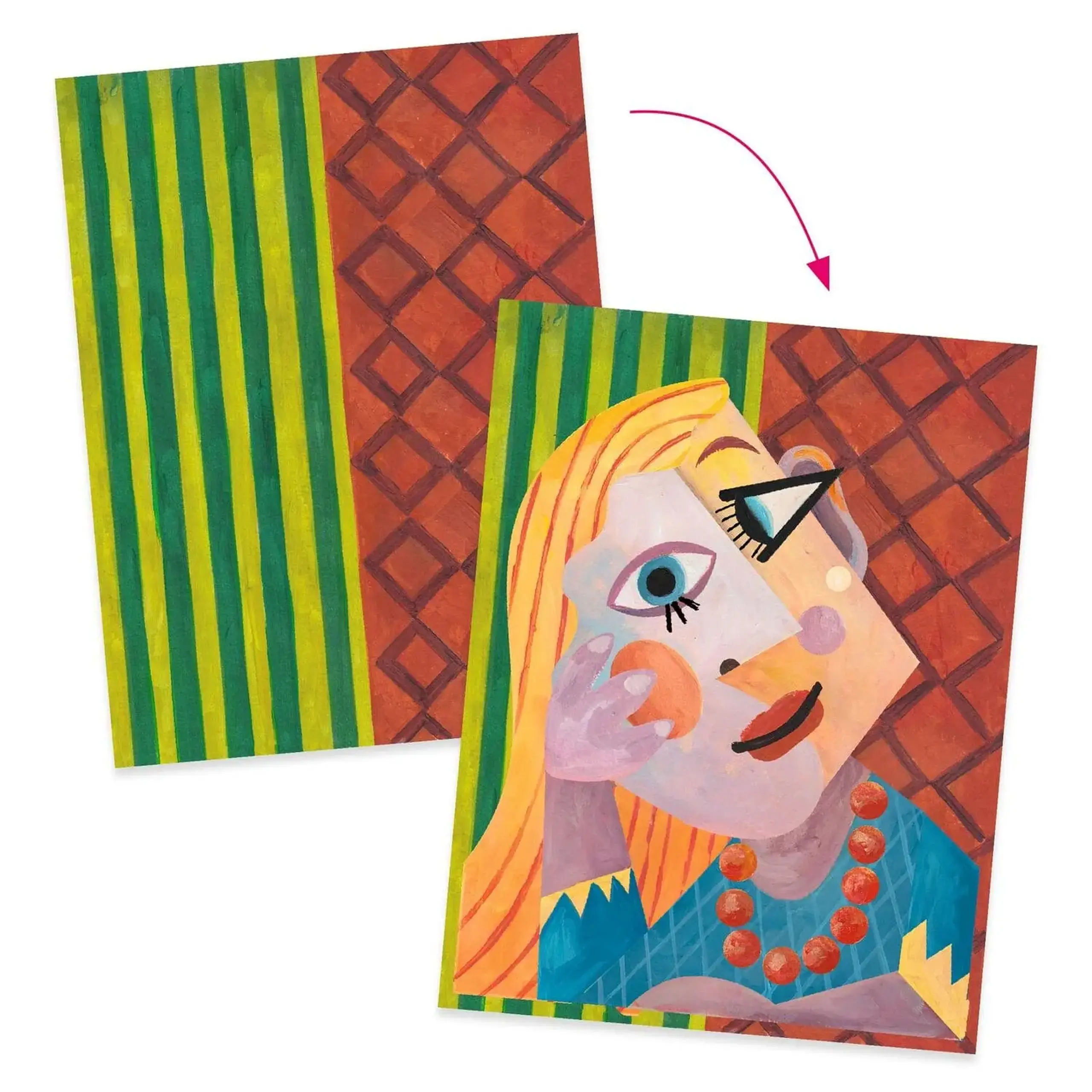 Set de colaj inspirat de Pablo Picasso — Djeco