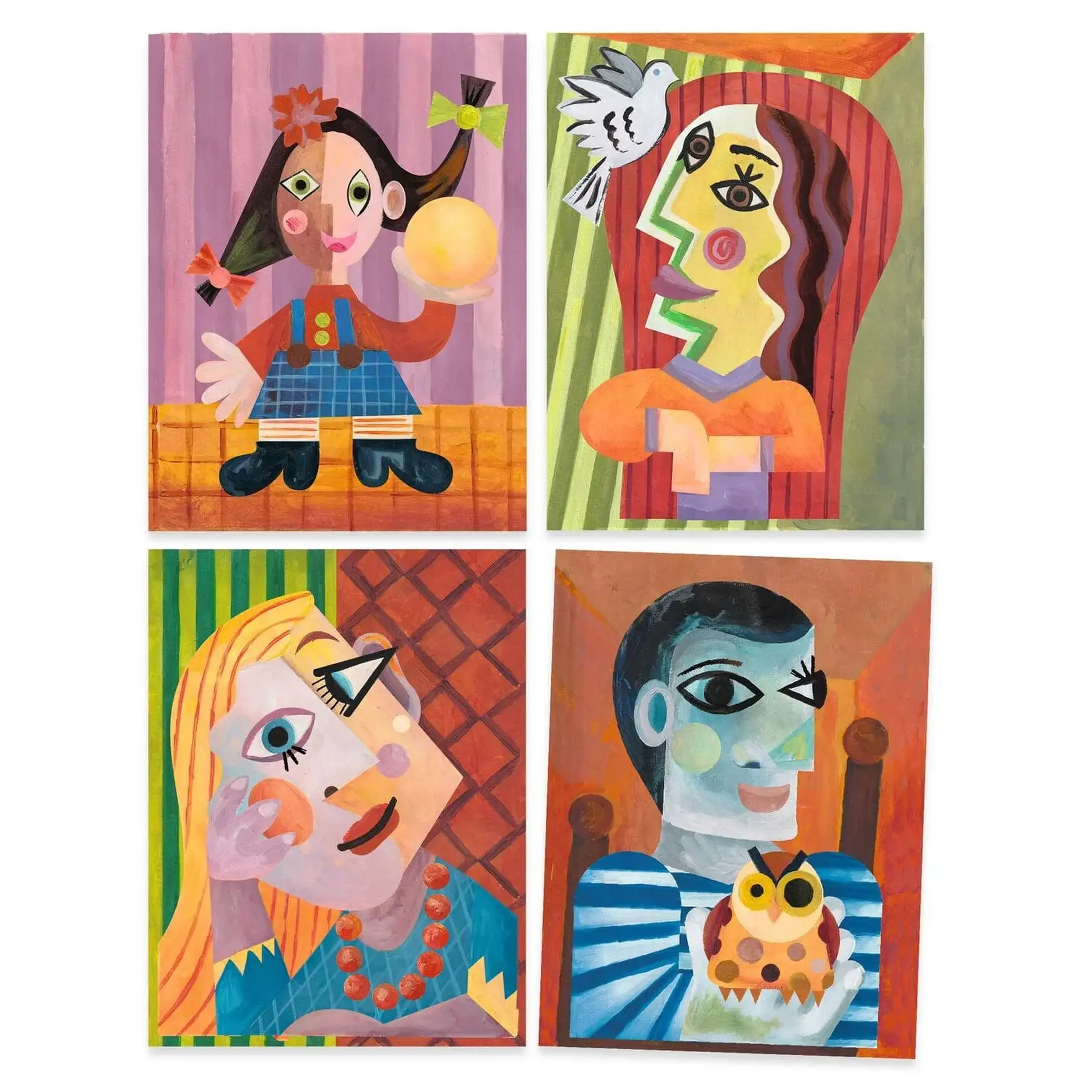 Set de colaj inspirat de Pablo Picasso — Djeco