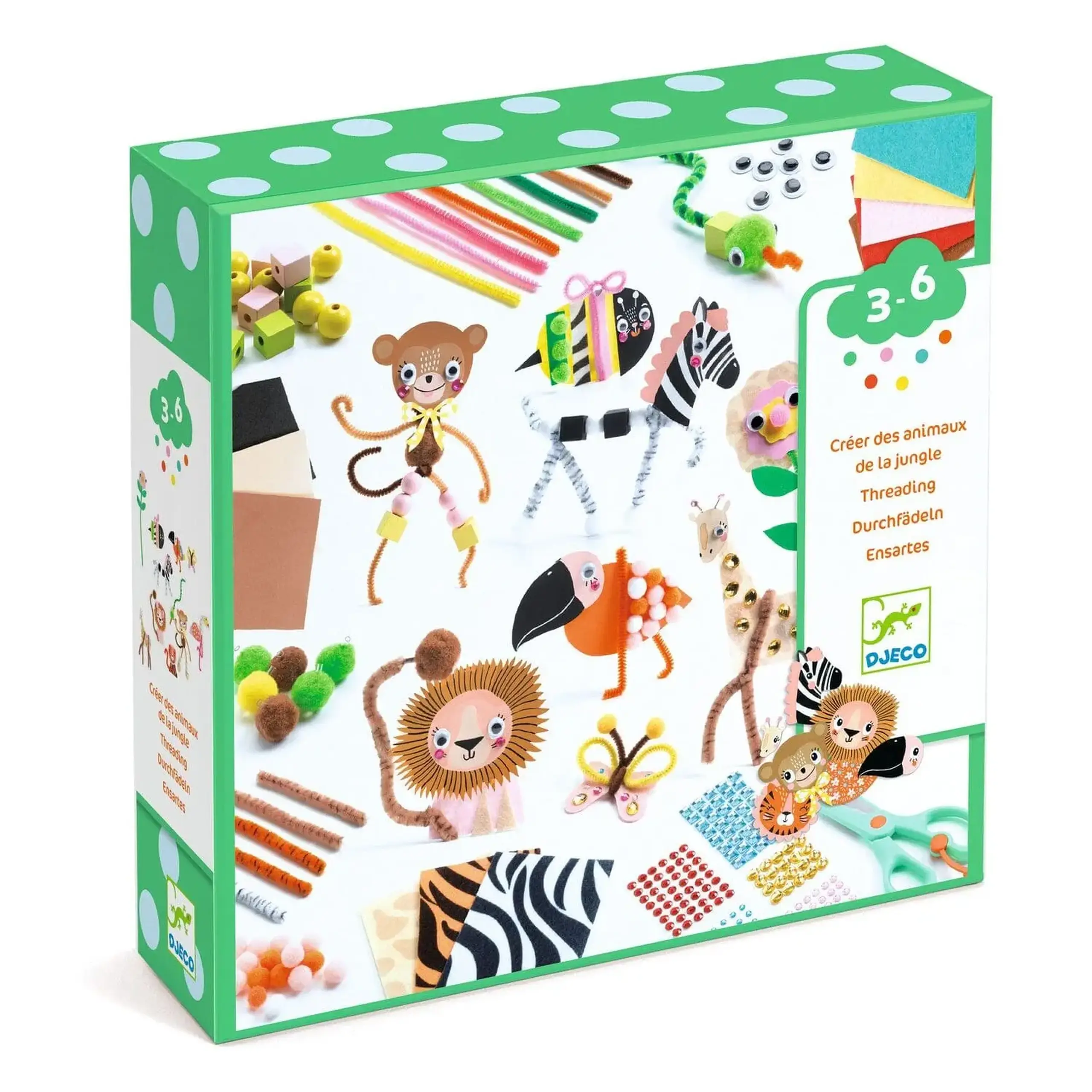 Cutie creativă Animalele junglei — Djeco