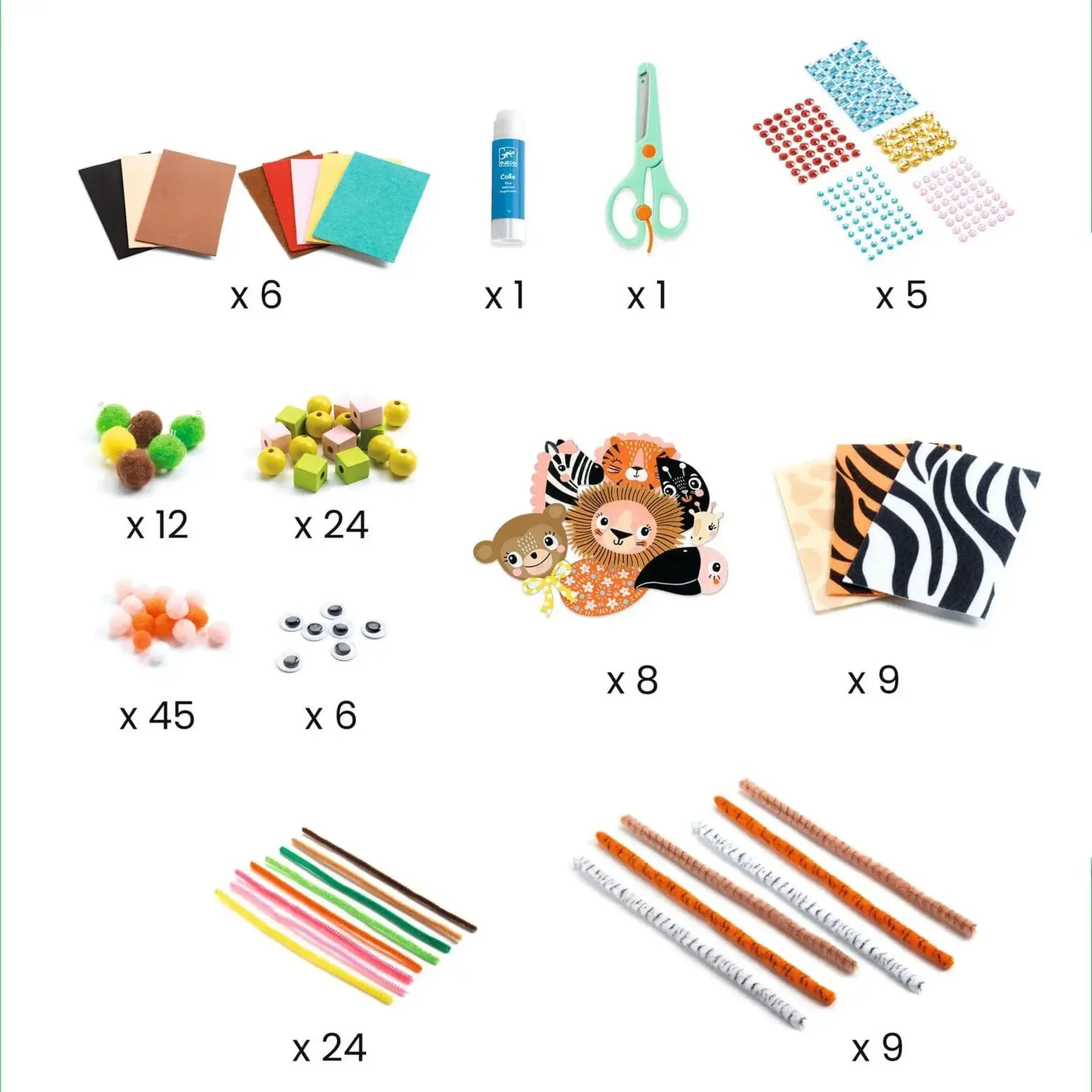 Cutie creativă Animalele junglei — Djeco