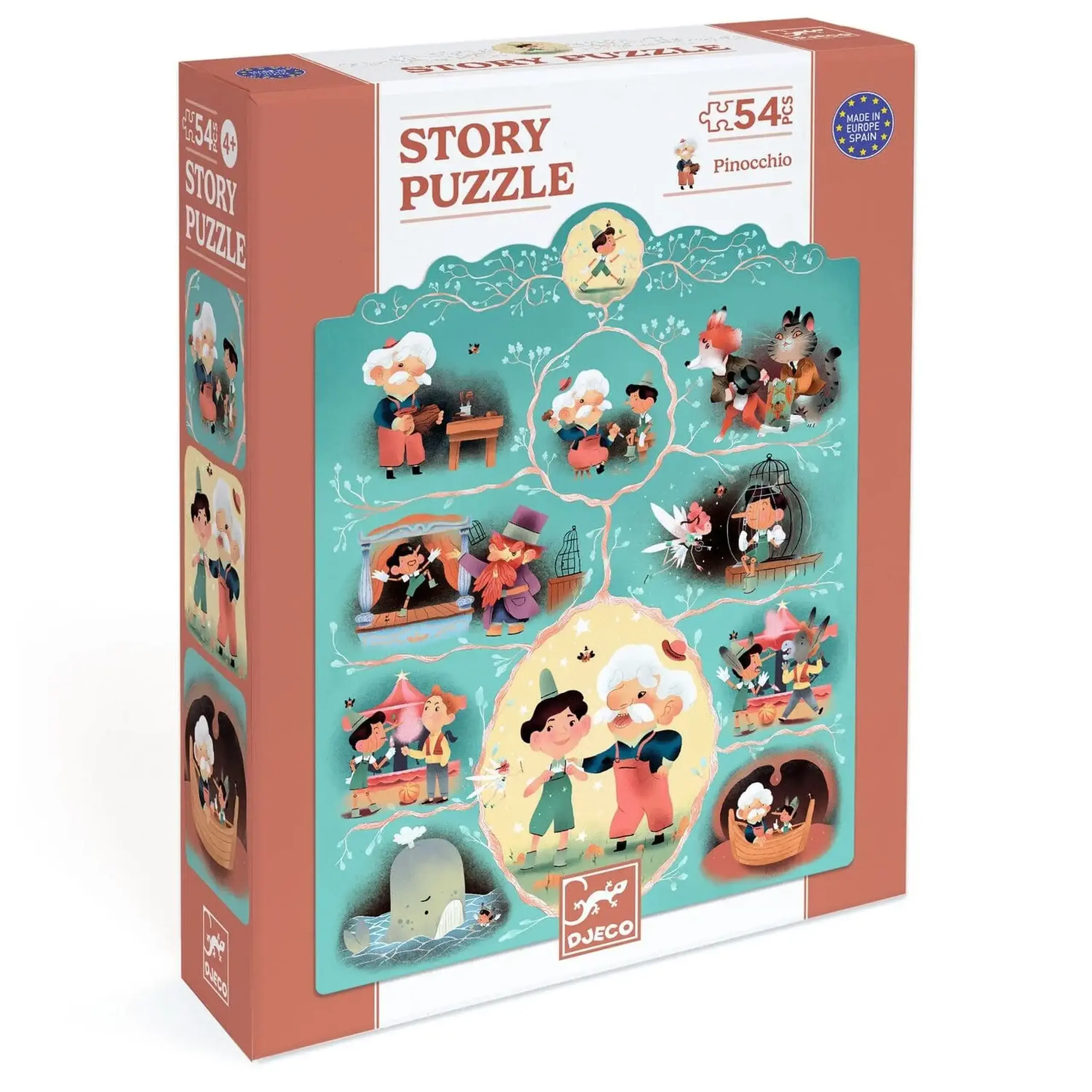 Puzzle Pinocchio, 54 de piese — Djeco