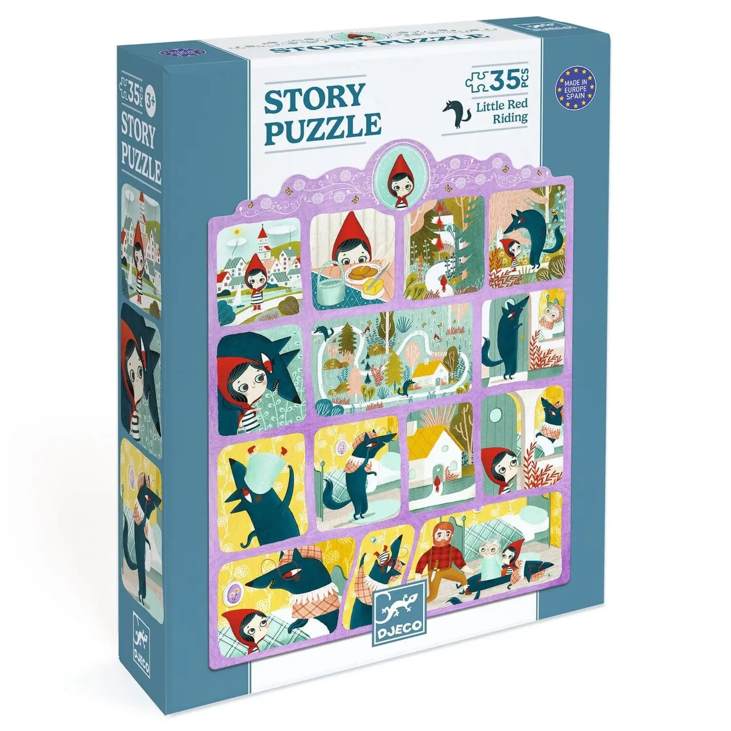 Puzzle Scufița Roșie, 35 de piese — Djeco