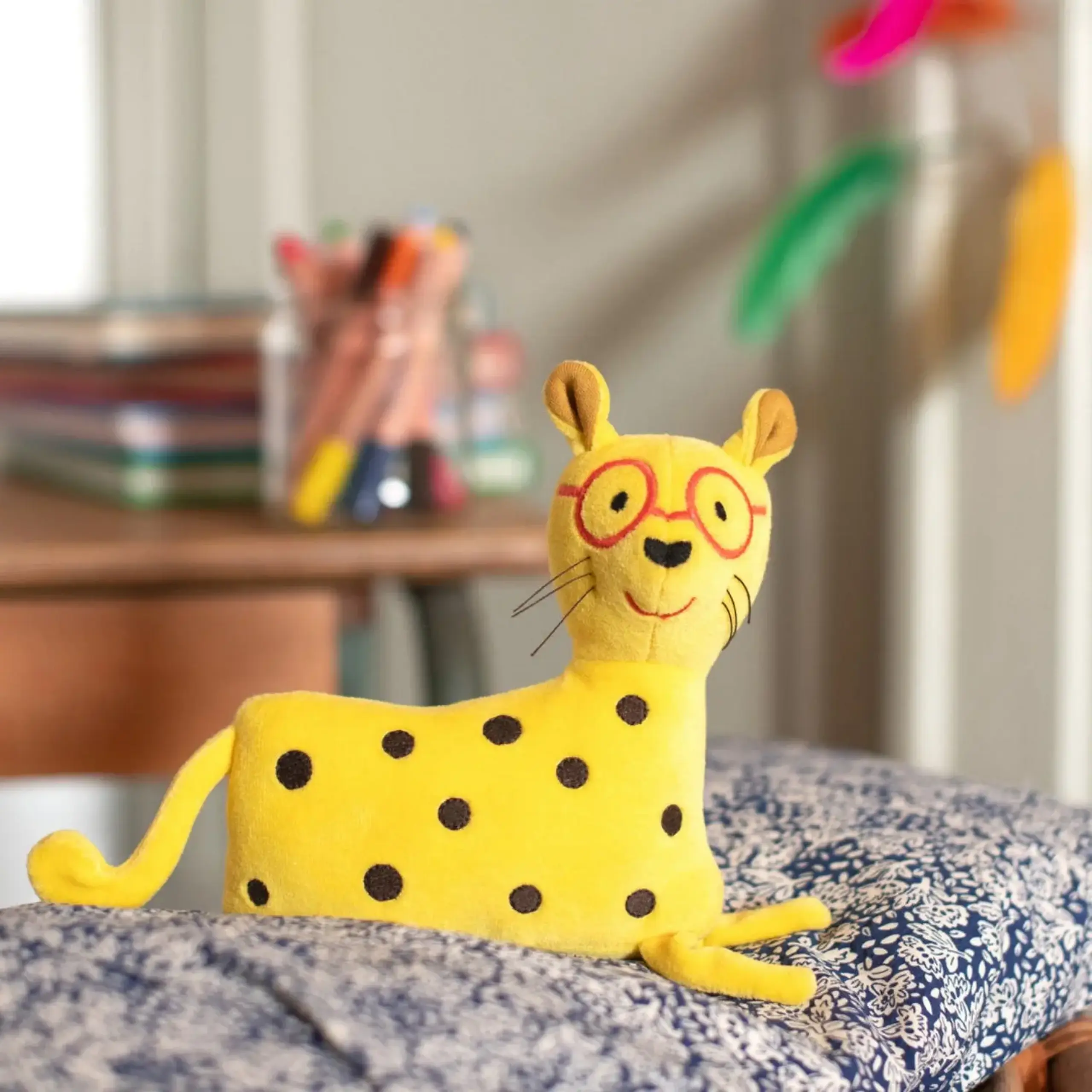 Pluș leopard cu clopoțel, Les Toupitis — Moulin Roty