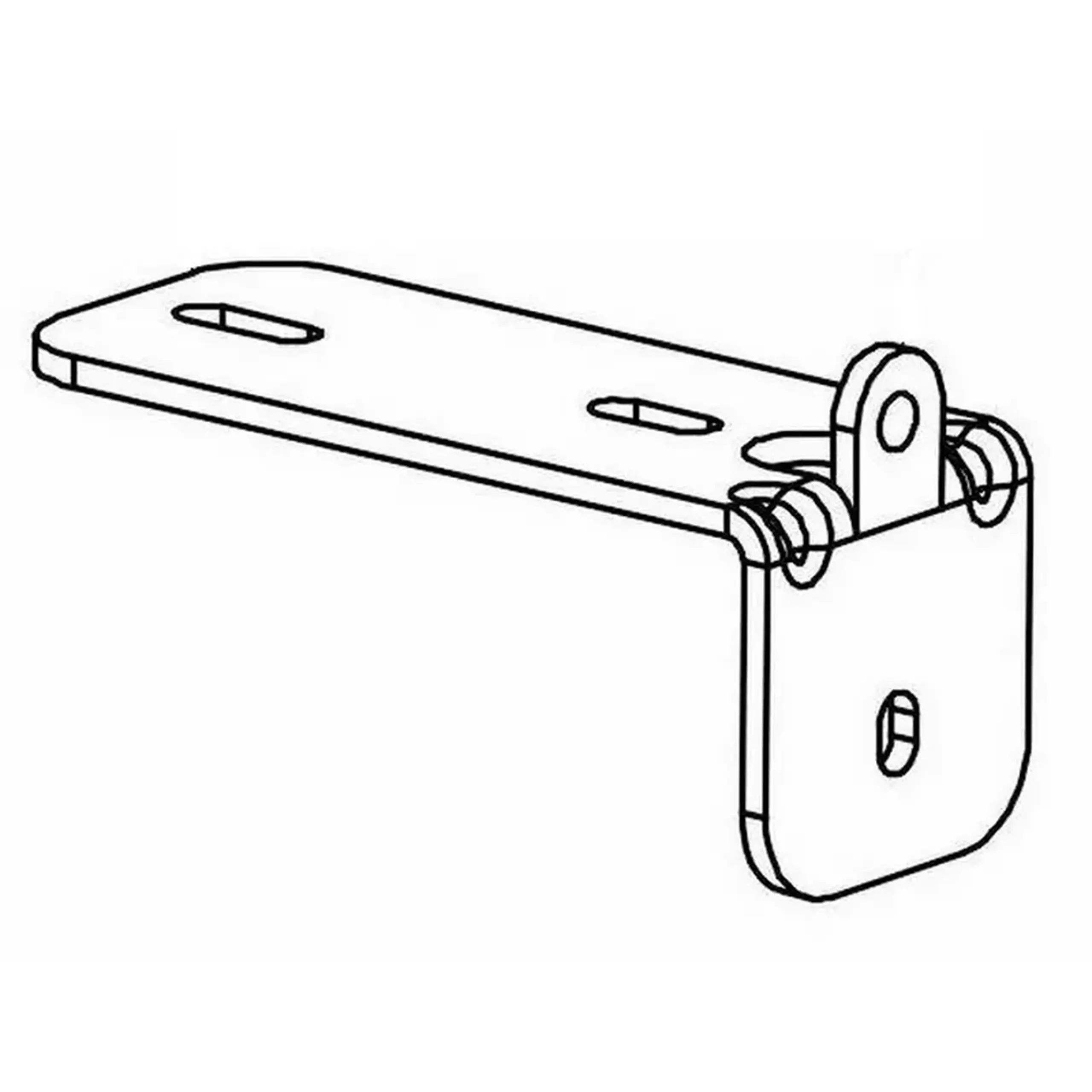 Suport pentru electrocarnișe AQARA Rail Mount (One-sided), Alb