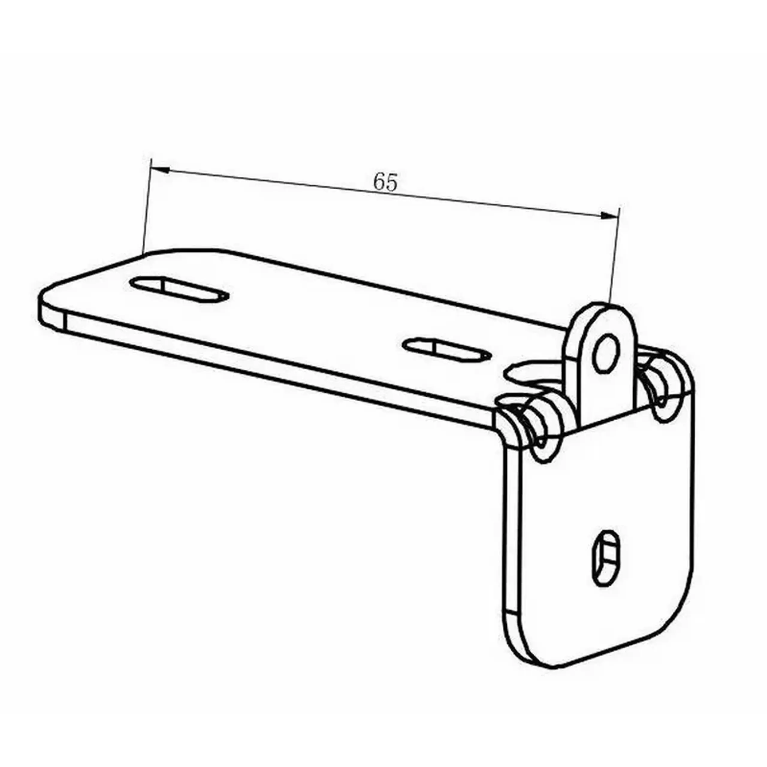 Suport pentru electrocarnișe AQARA Rail Mount (One-sided), Alb