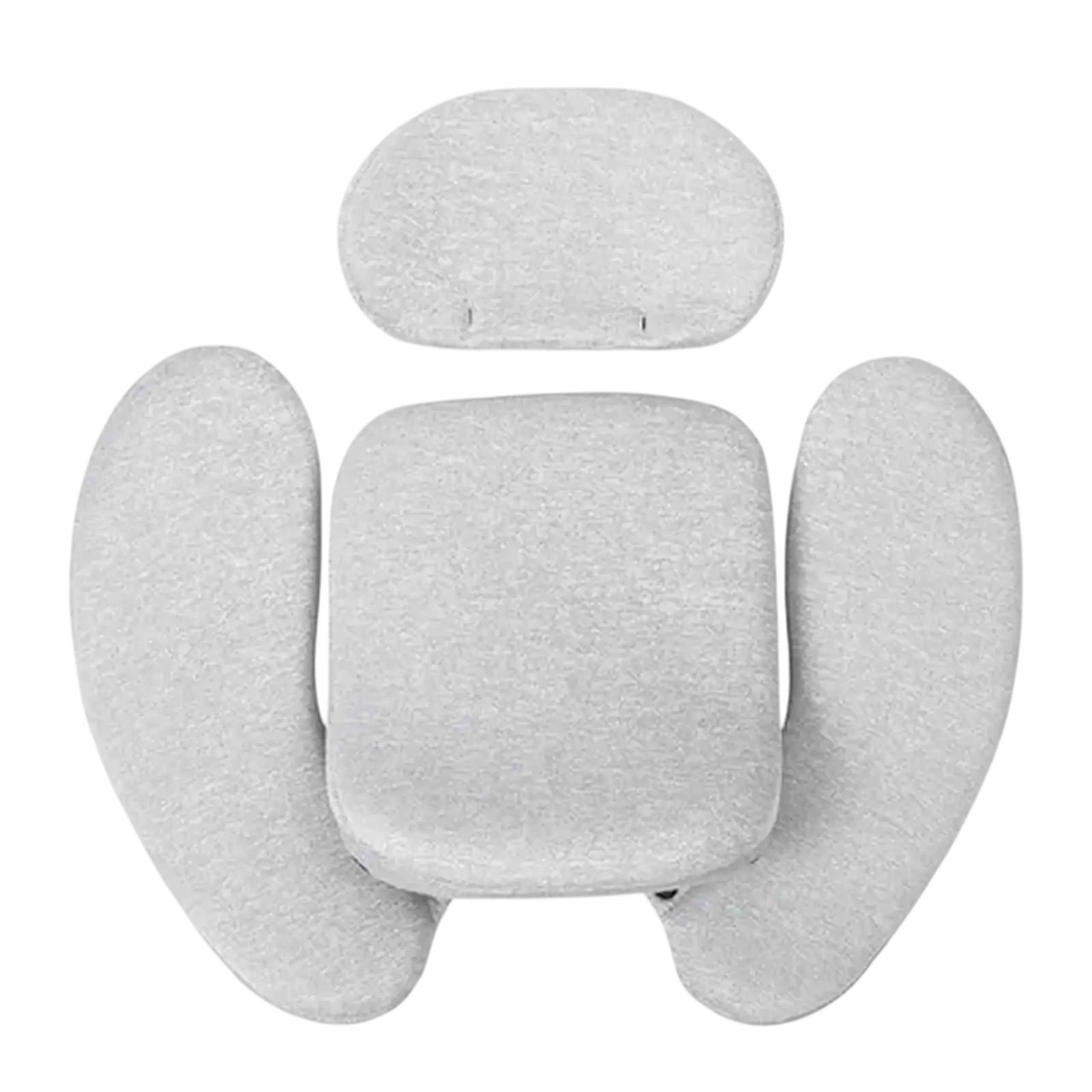 Scaun auto Caretero Lumi i-Size, Grupa 0+/1/2/3 (0-36 kg), Gri deschis