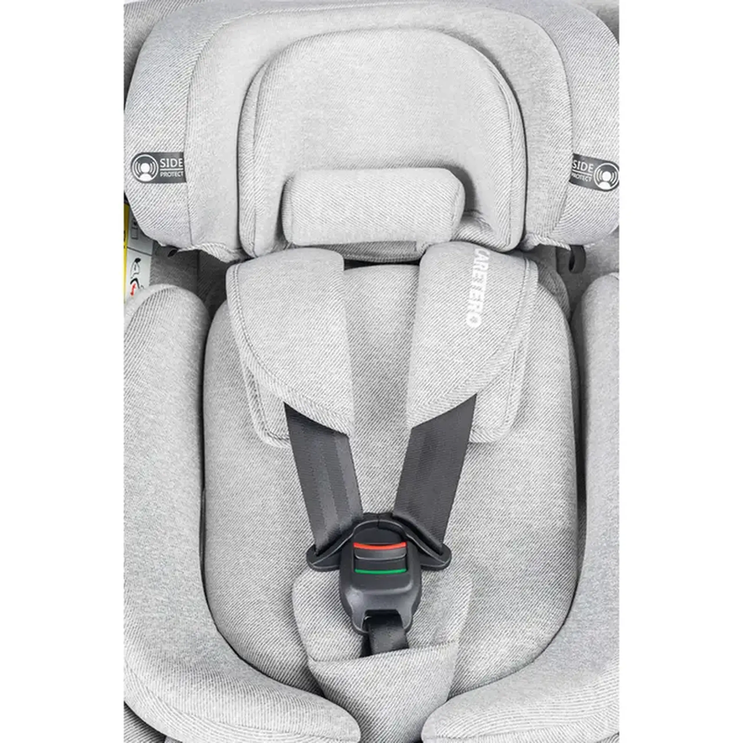Scaun auto Caretero Lumi i-Size, Grupa 0+/1/2/3 (0-36 kg), Gri deschis
