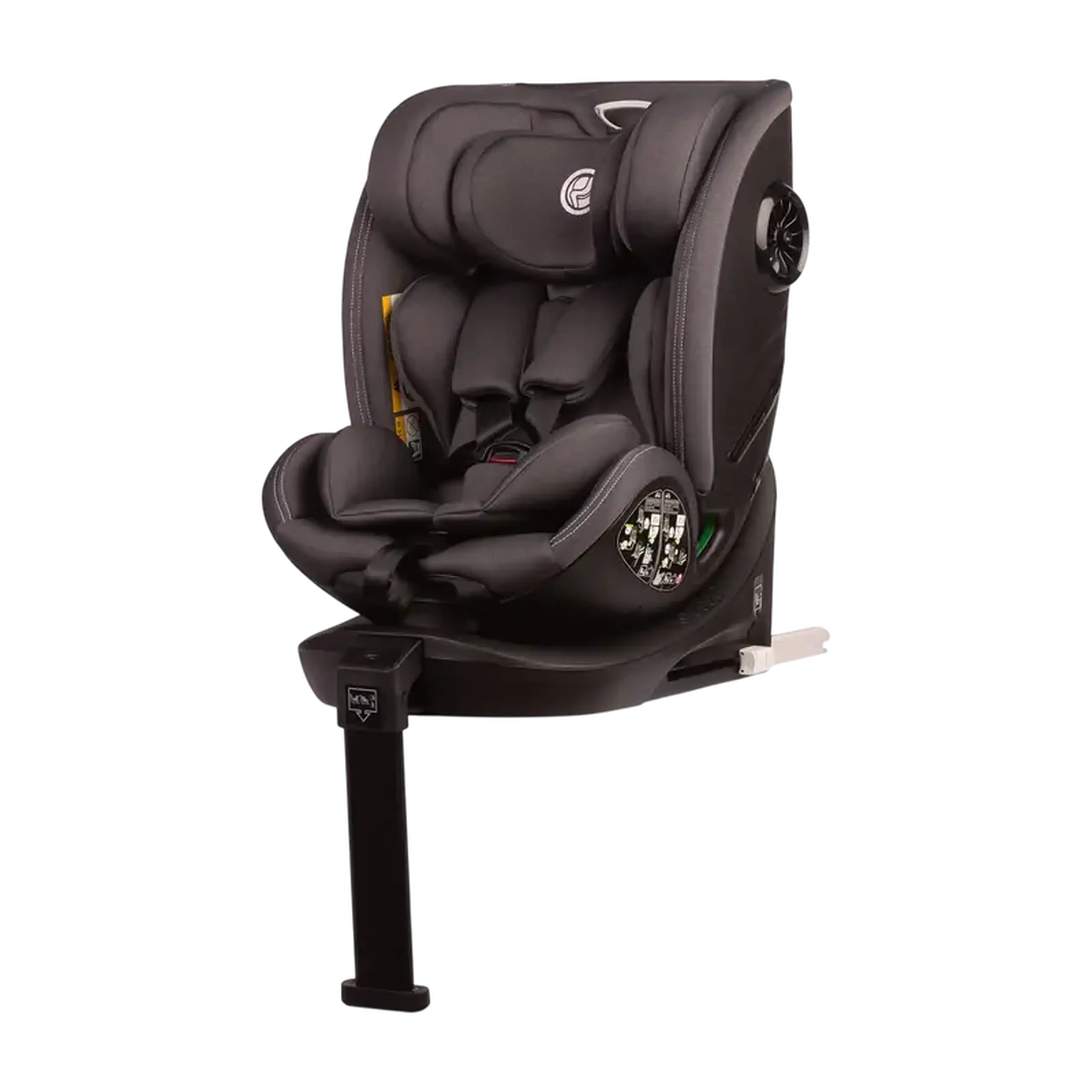 Scaun auto Caretero Fortis i-Size, Grupa 0+/1/2/3 (0-36 kg), Grafit