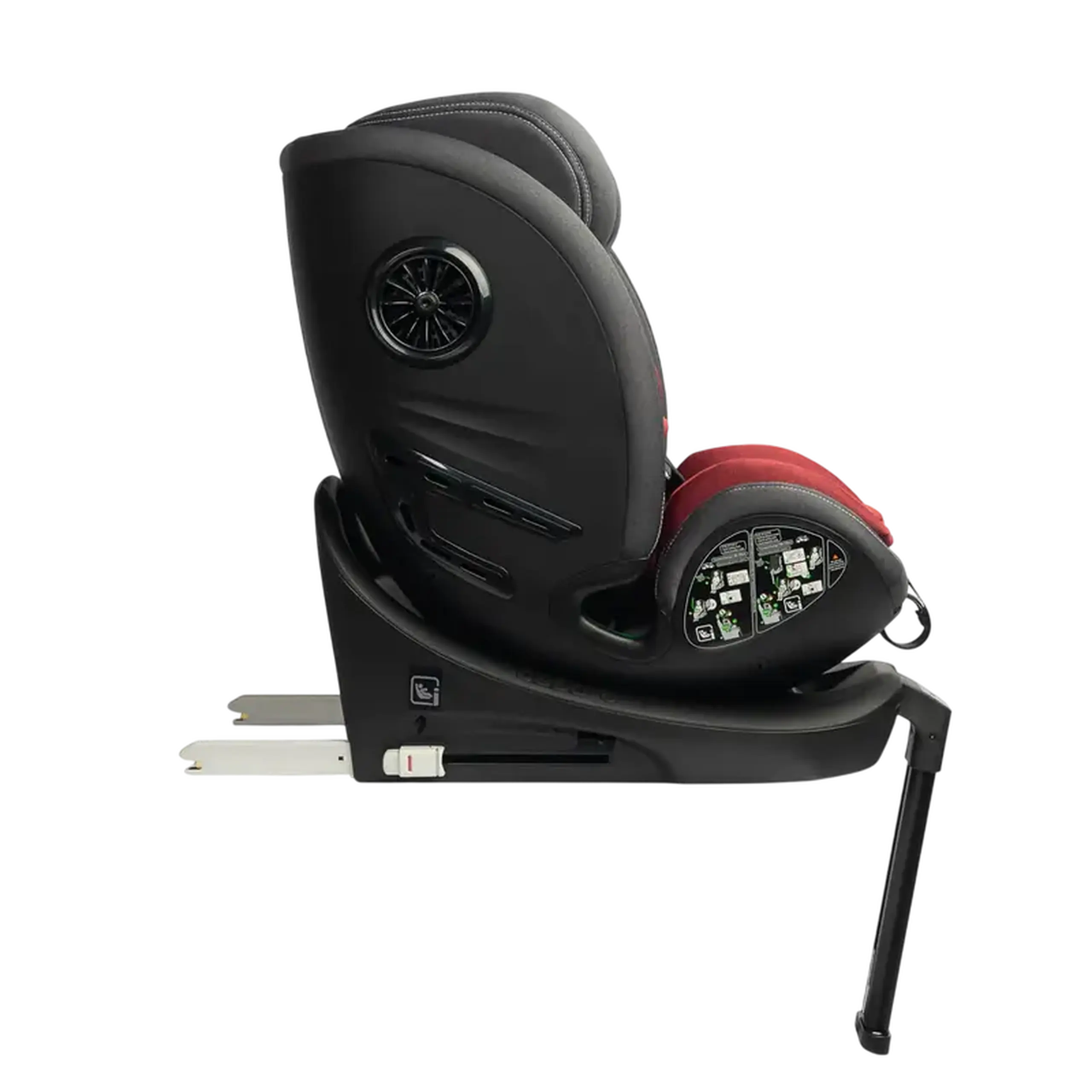 Scaun auto Caretero Fortis i-Size, Grupa 0+/1/2/3 (0-36 kg), Bordo