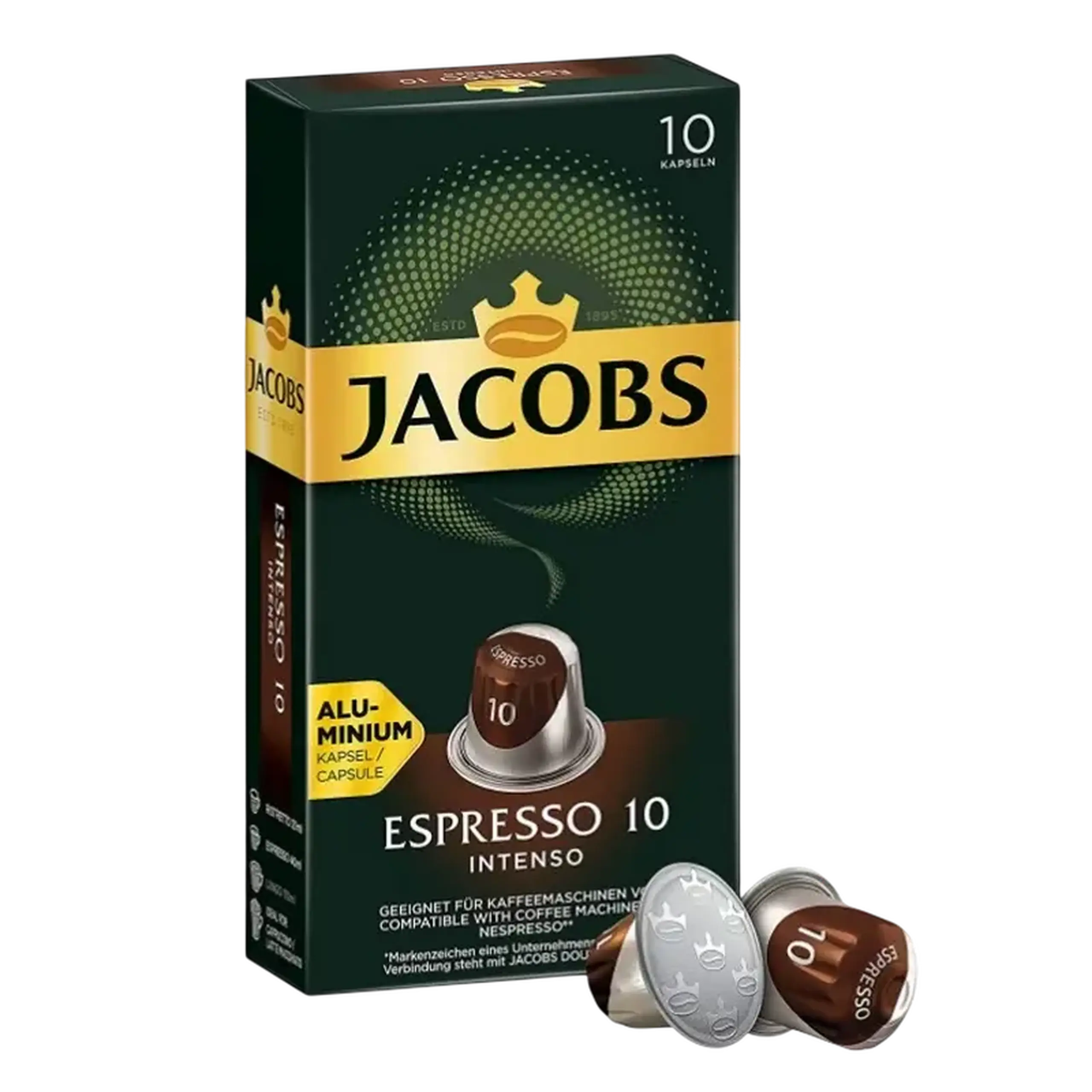 Cafea Jacobs Espresso Intenso, 10 buc