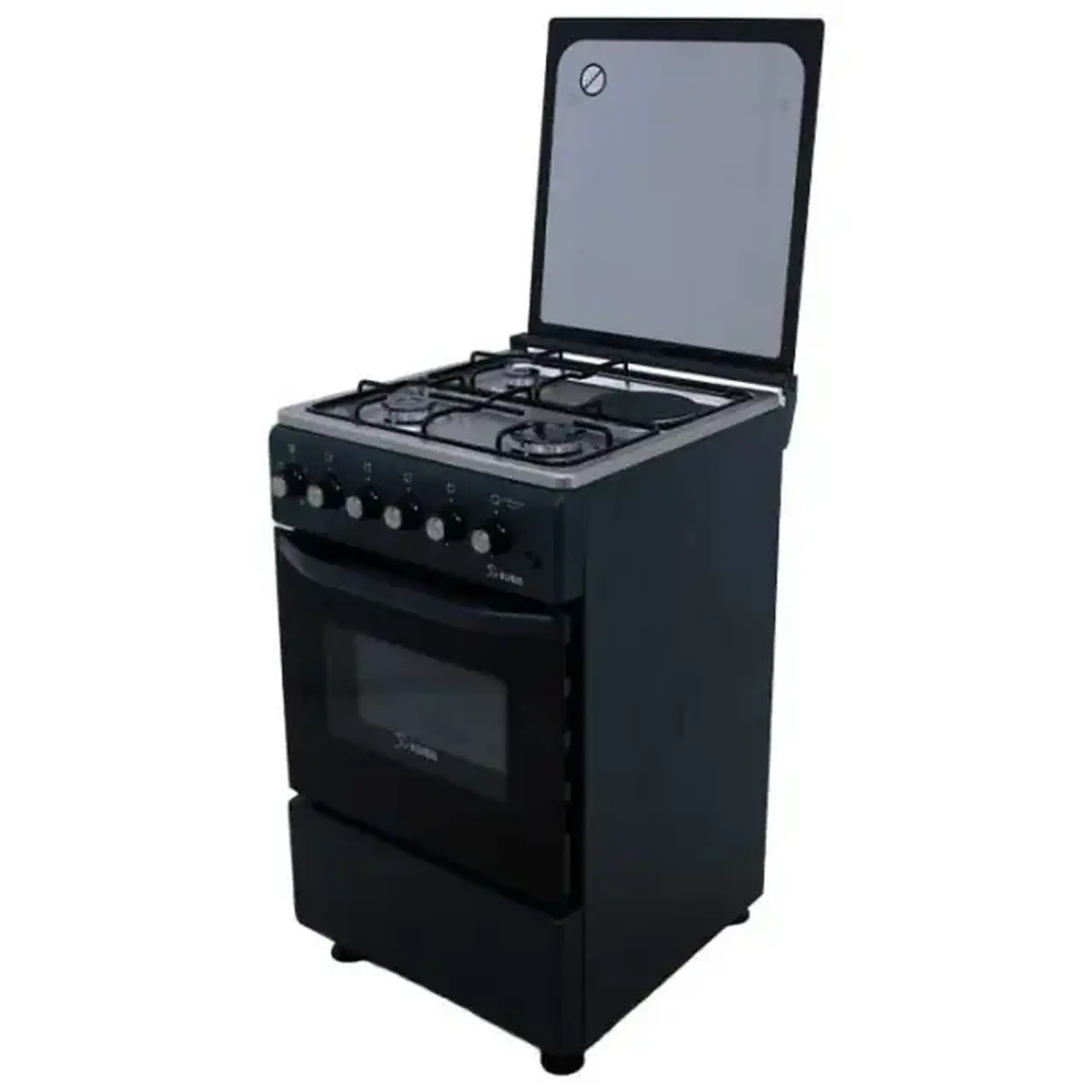 Aragaz Mixt KUBB TD1311MGLsK3, Negru