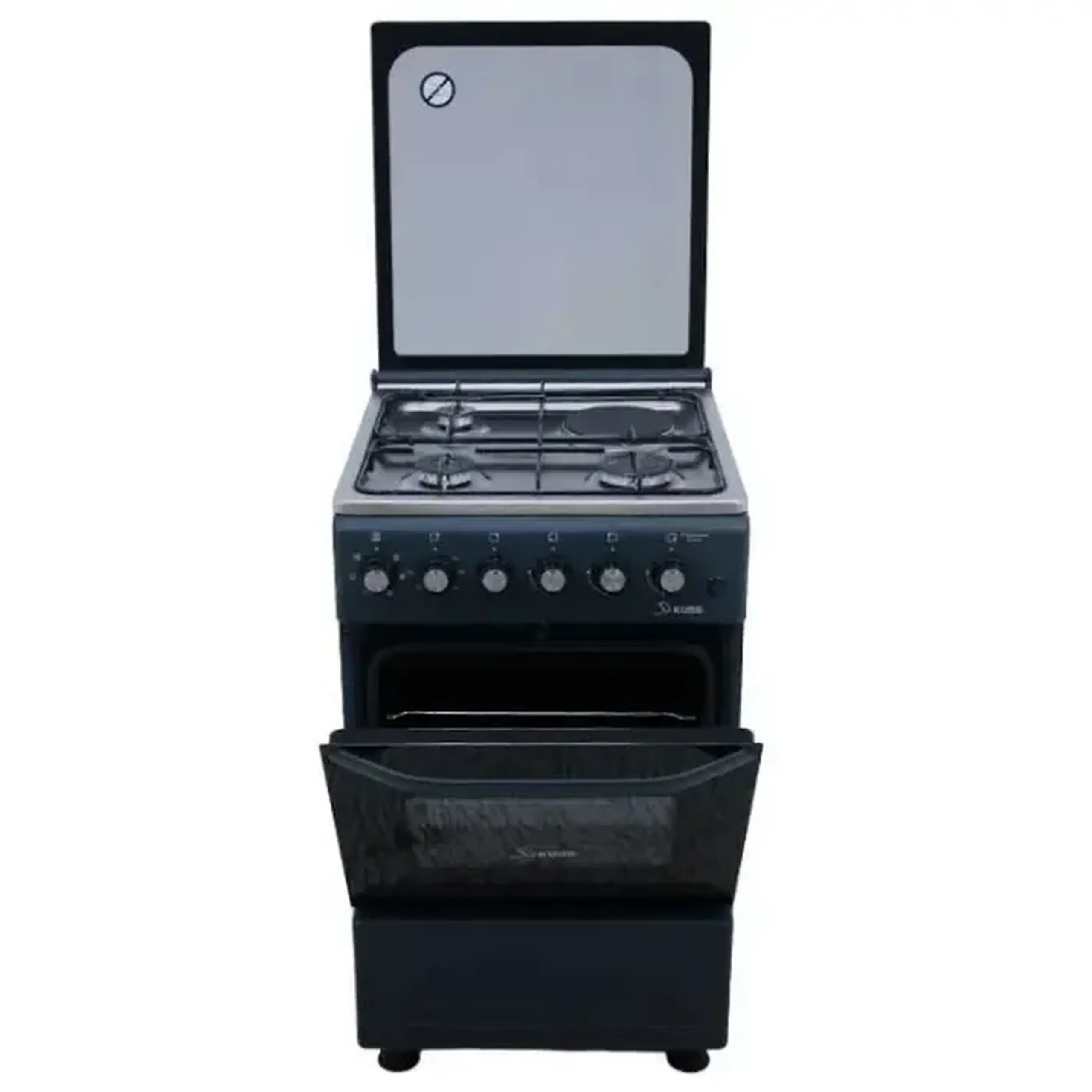 Aragaz Mixt KUBB TD1311MGLsK3, Negru