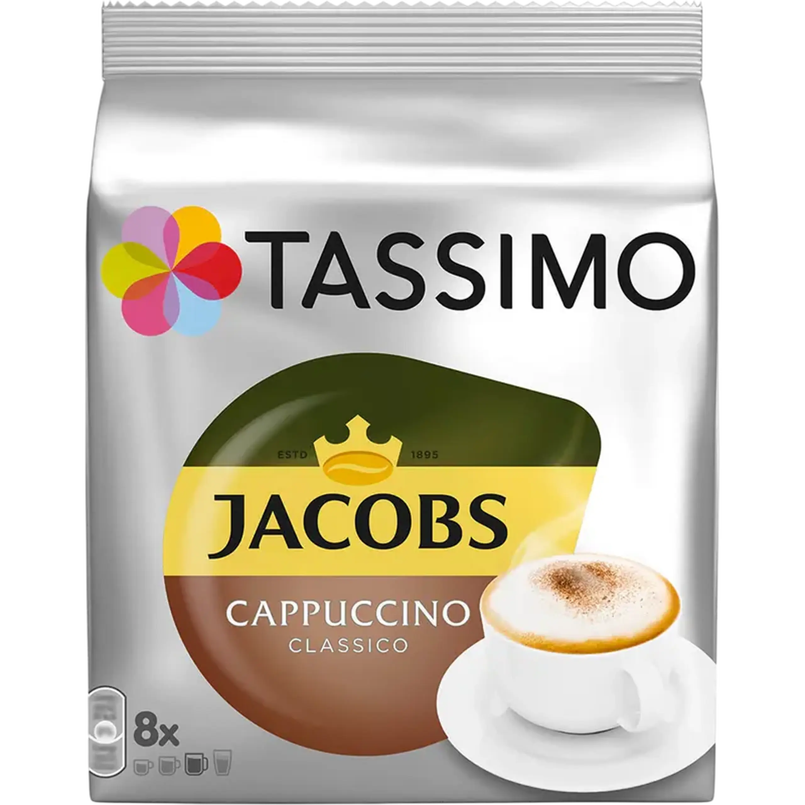 Cafea Jacobs Tassimo Caffe Crema, 8 buc
