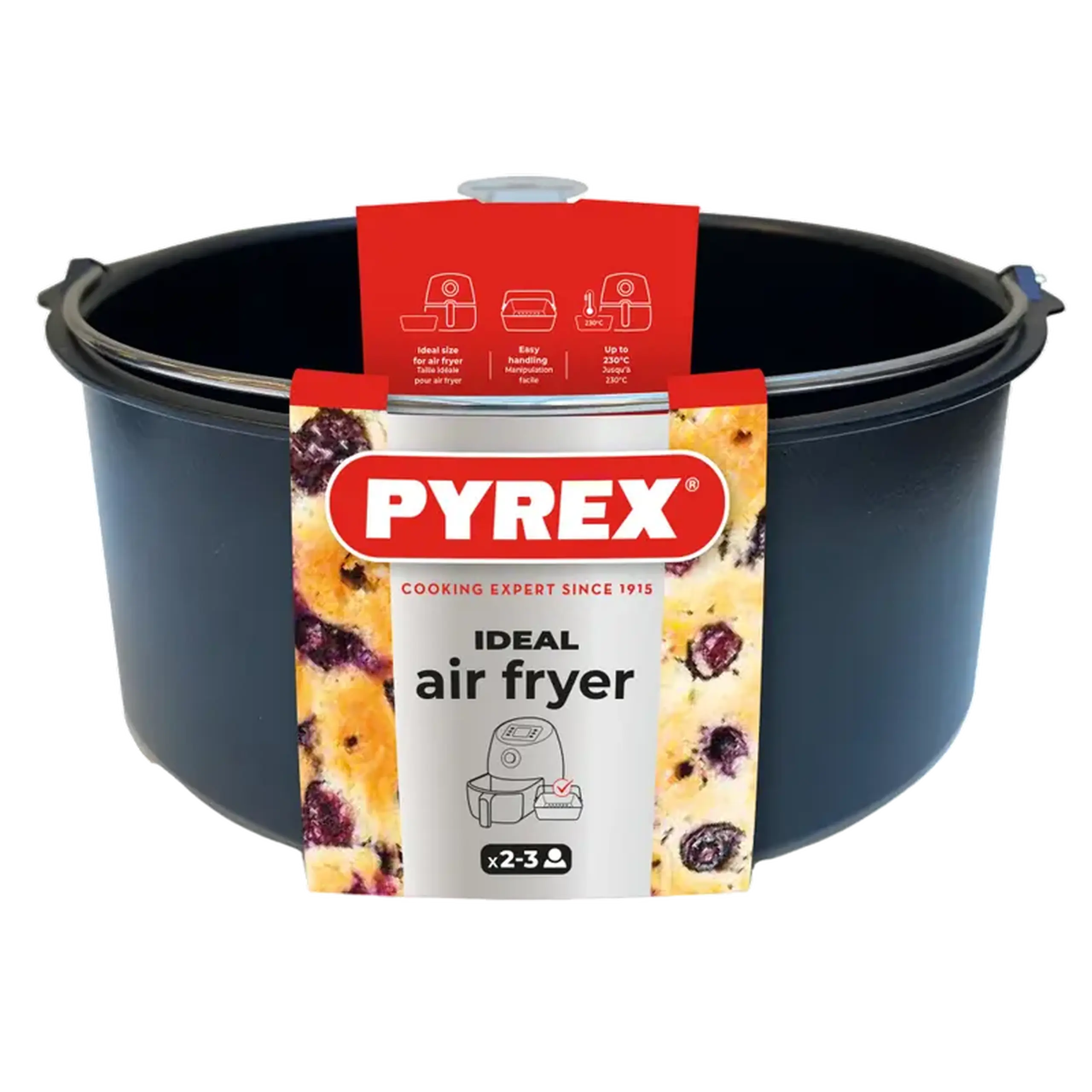 Tava de copt Pyrex AF20DR6, Negru