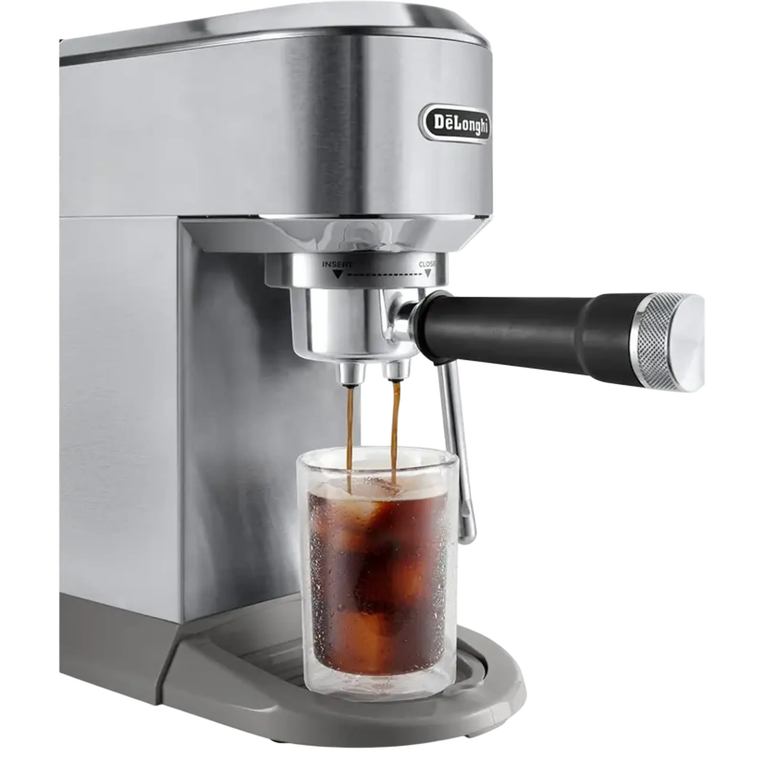 Cafetiera manuala DeLonghi EC 890.M, 1450W, Oțel inoxidabil