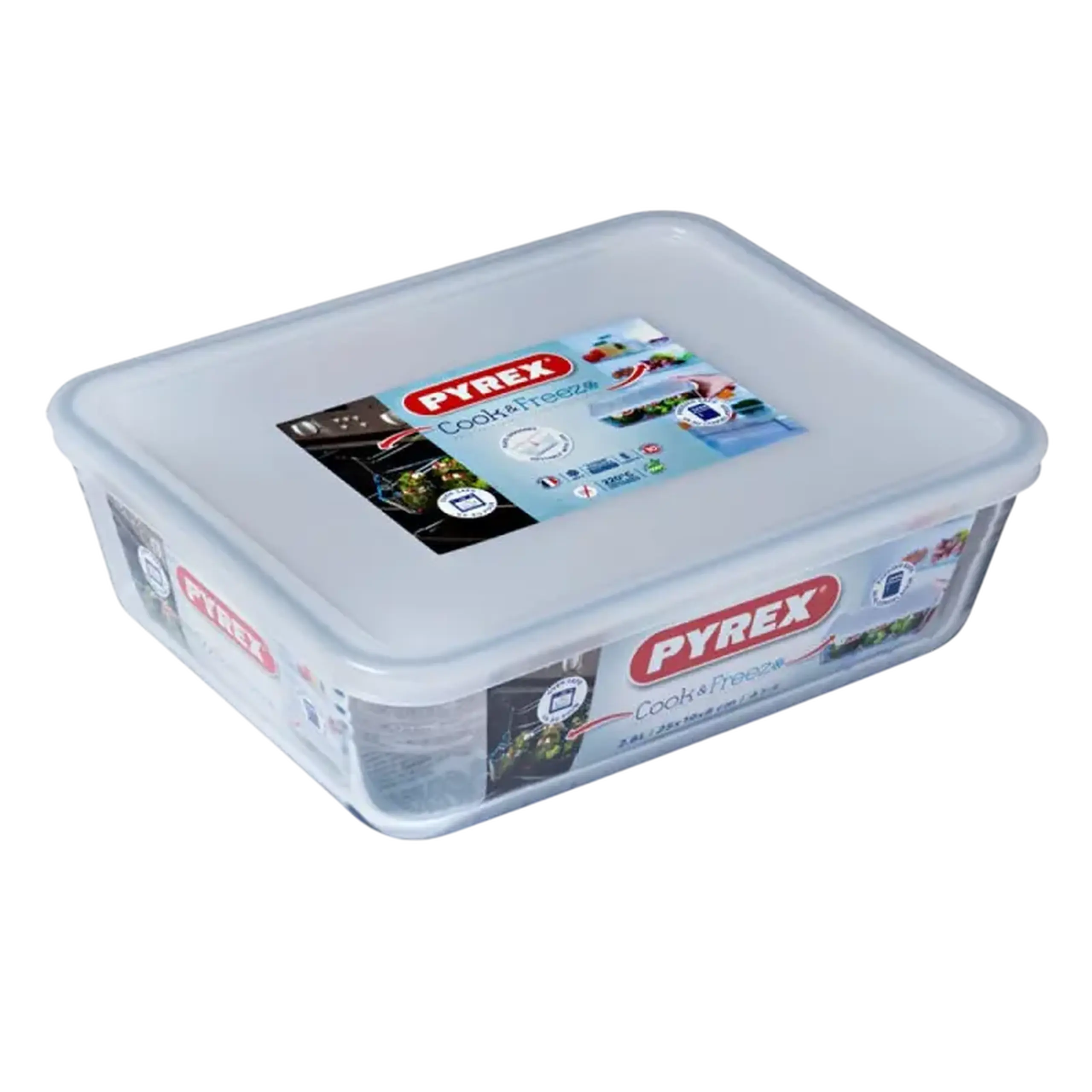 Tava de copt Pyrex 243P000, Transparent