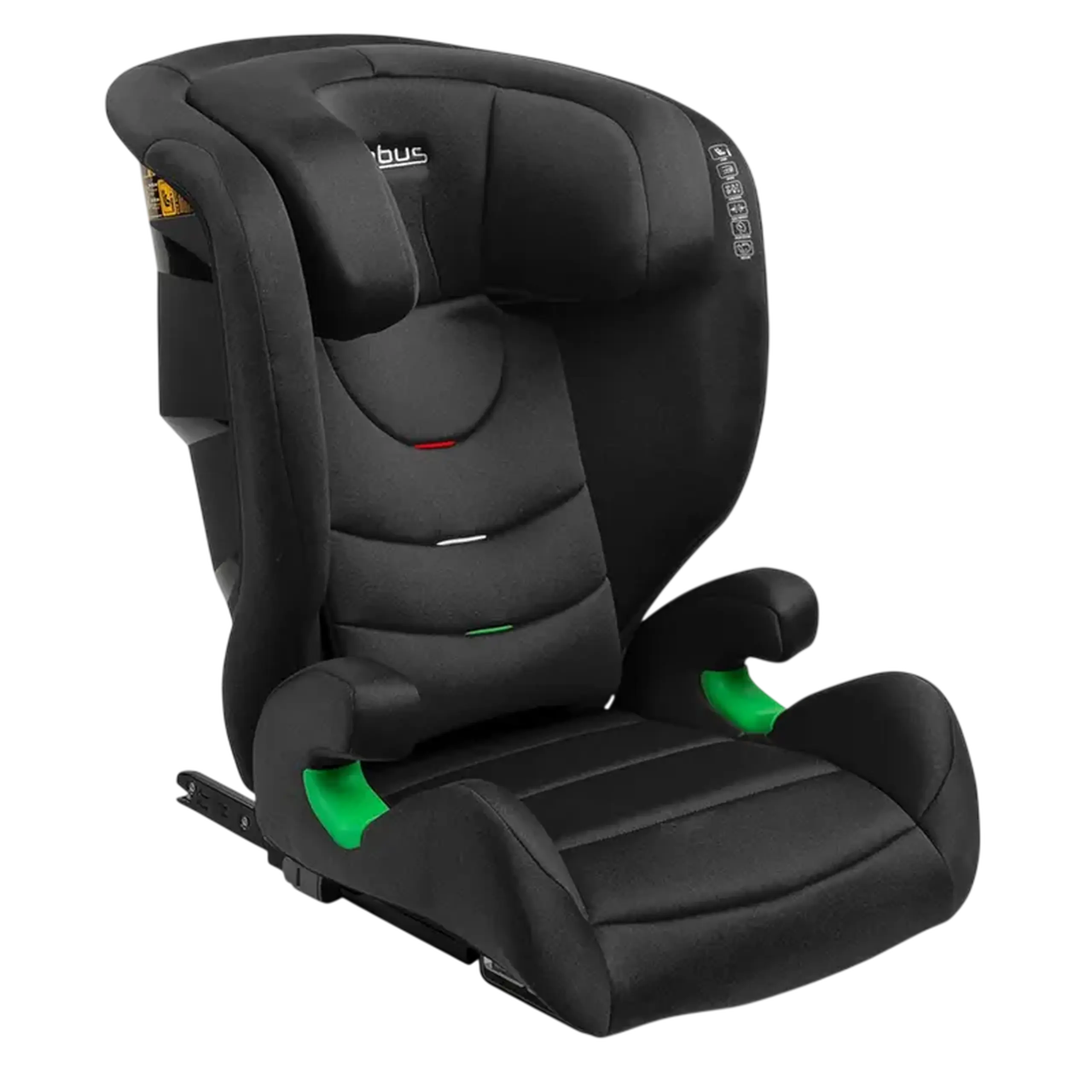 Scaun auto Caretero Nimbus, Grupa 2/3 (15-36 kg), Negru