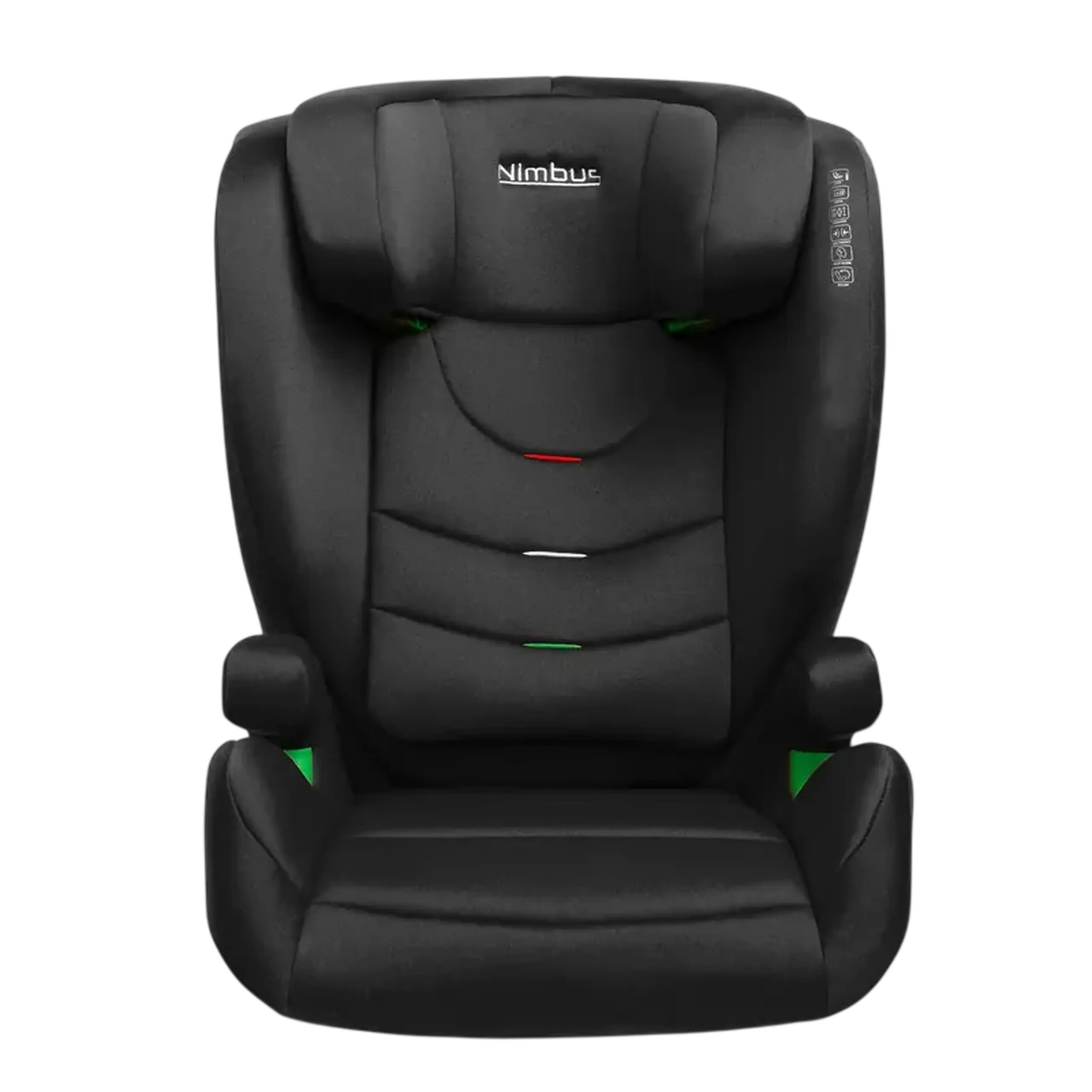 Scaun auto Caretero Nimbus, Grupa 2/3 (15-36 kg), Negru