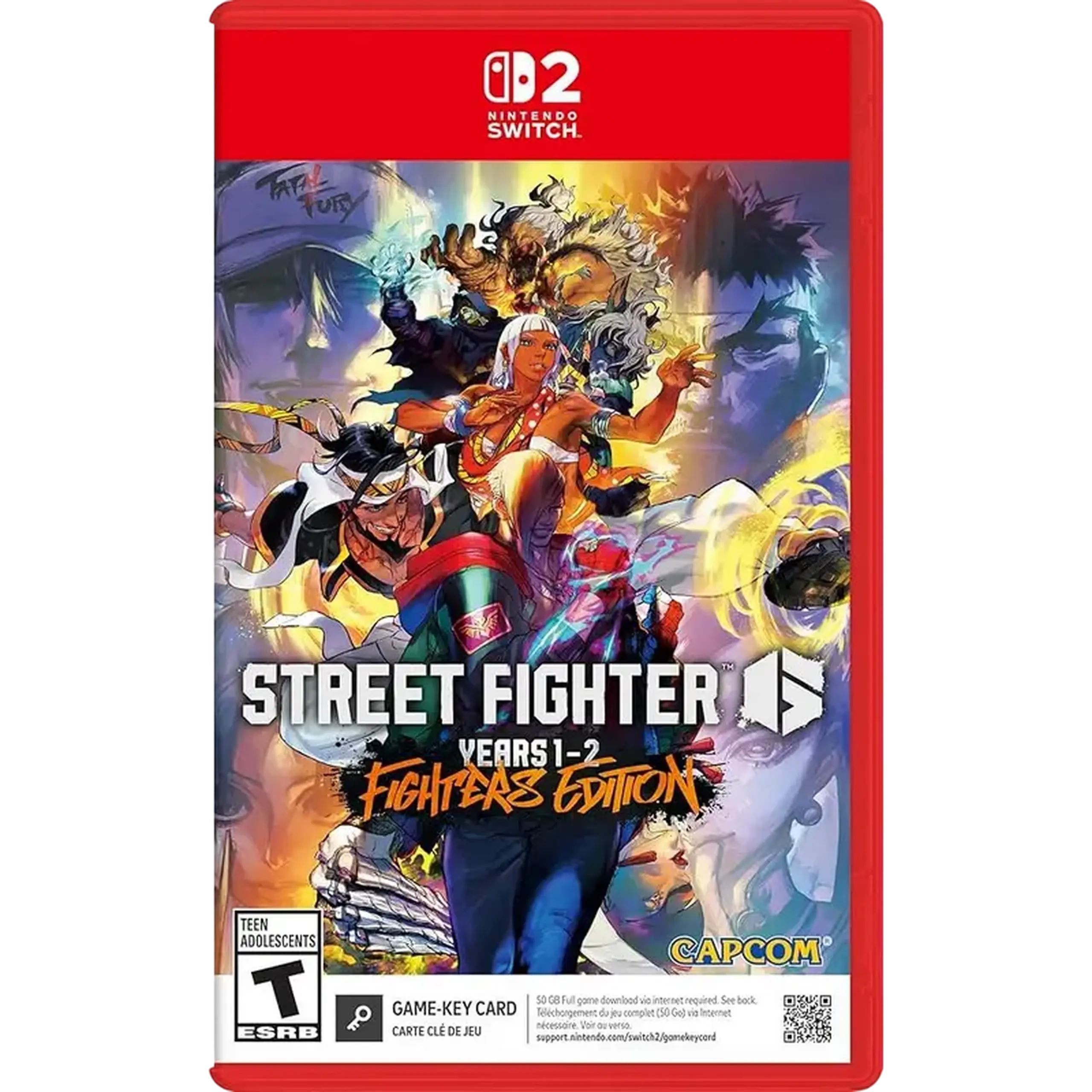 Capcom Street Fighter 6: Year 1-2 Fighters Edition, Lupta, Nintendo Switch 2, Cartridge