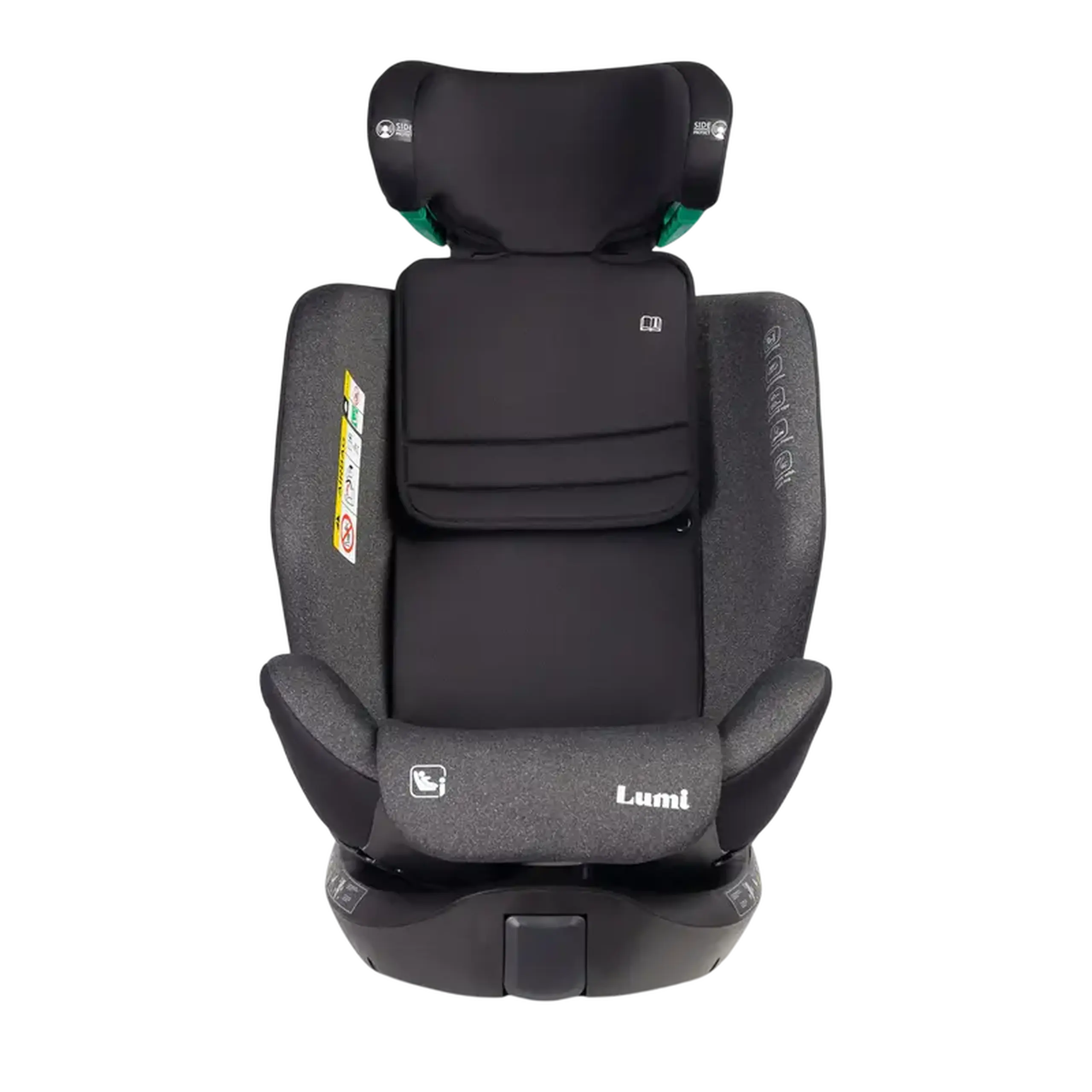 Scaun auto Caretero Lumi i-Size, Grupa 0+/1/2/3 (0-36 kg), Gri inchis