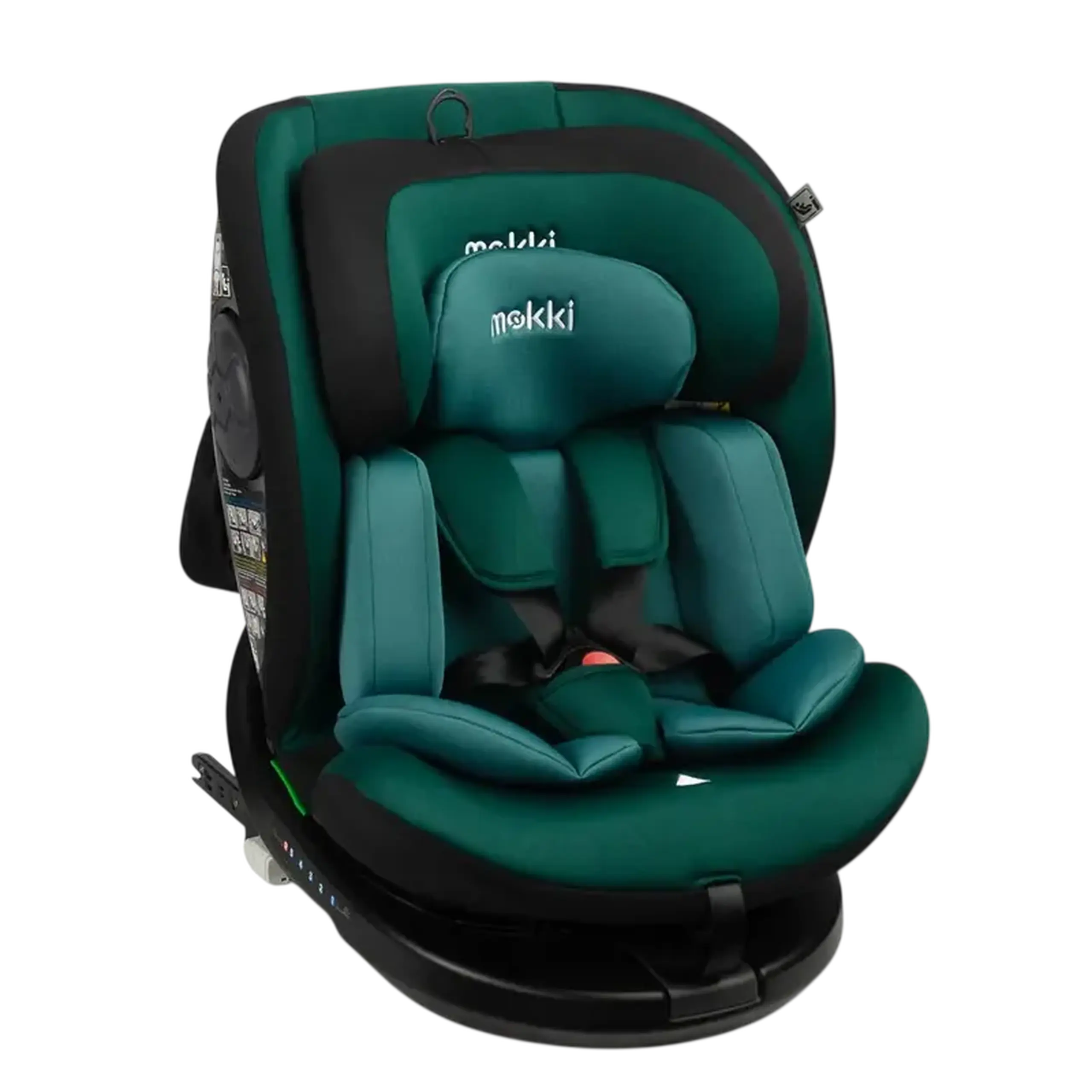 Scaun auto Caretero Mokki i-Size, Grupa 0+/1/2/3 (0-36 kg), Verde