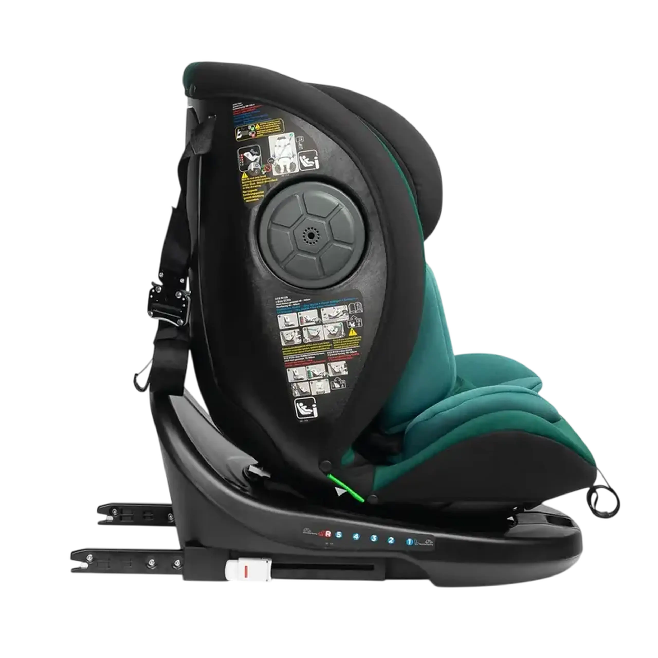 Scaun auto Caretero Mokki i-Size, Grupa 0+/1/2/3 (0-36 kg), Verde