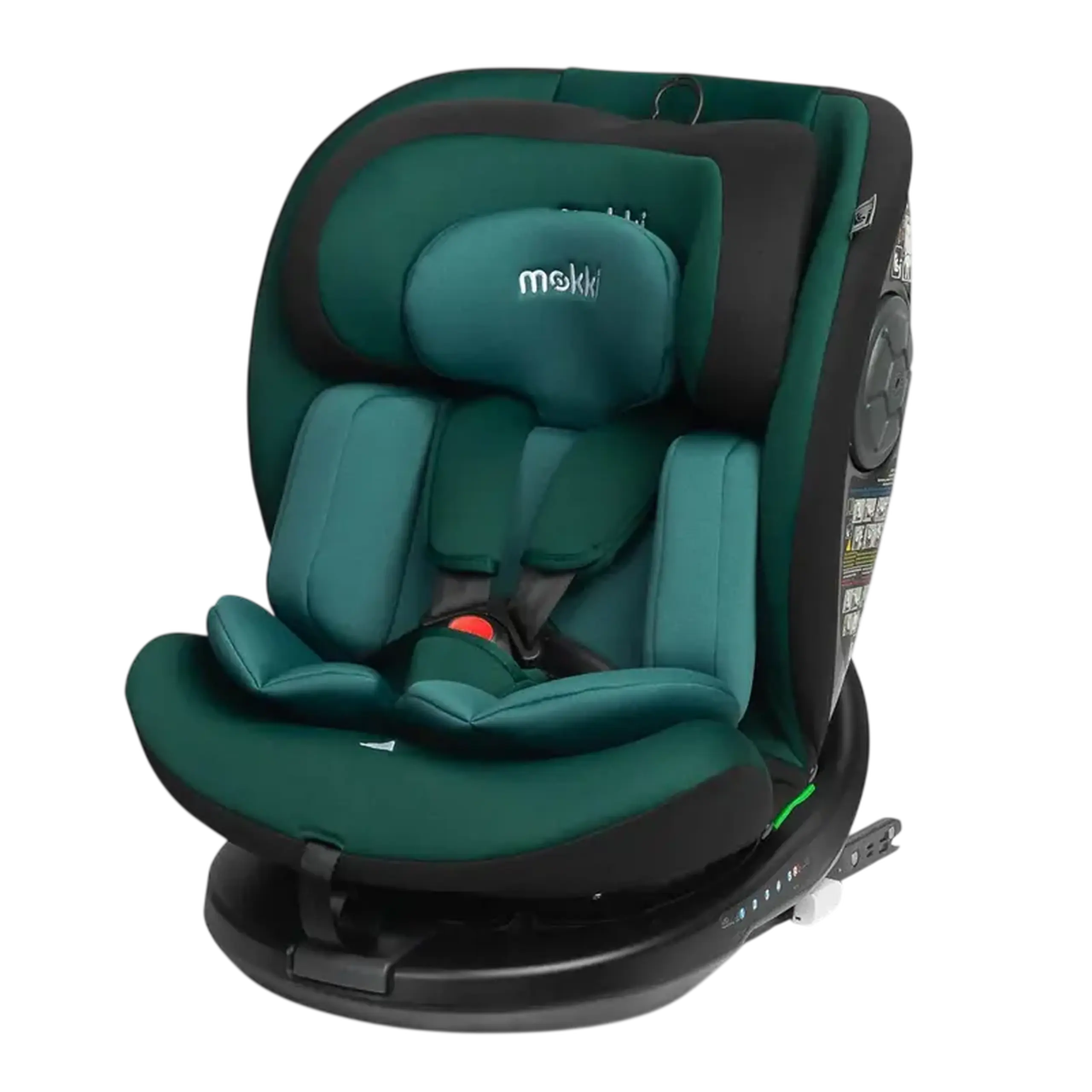 Scaun auto Caretero Mokki i-Size, Grupa 0+/1/2/3 (0-36 kg), Verde