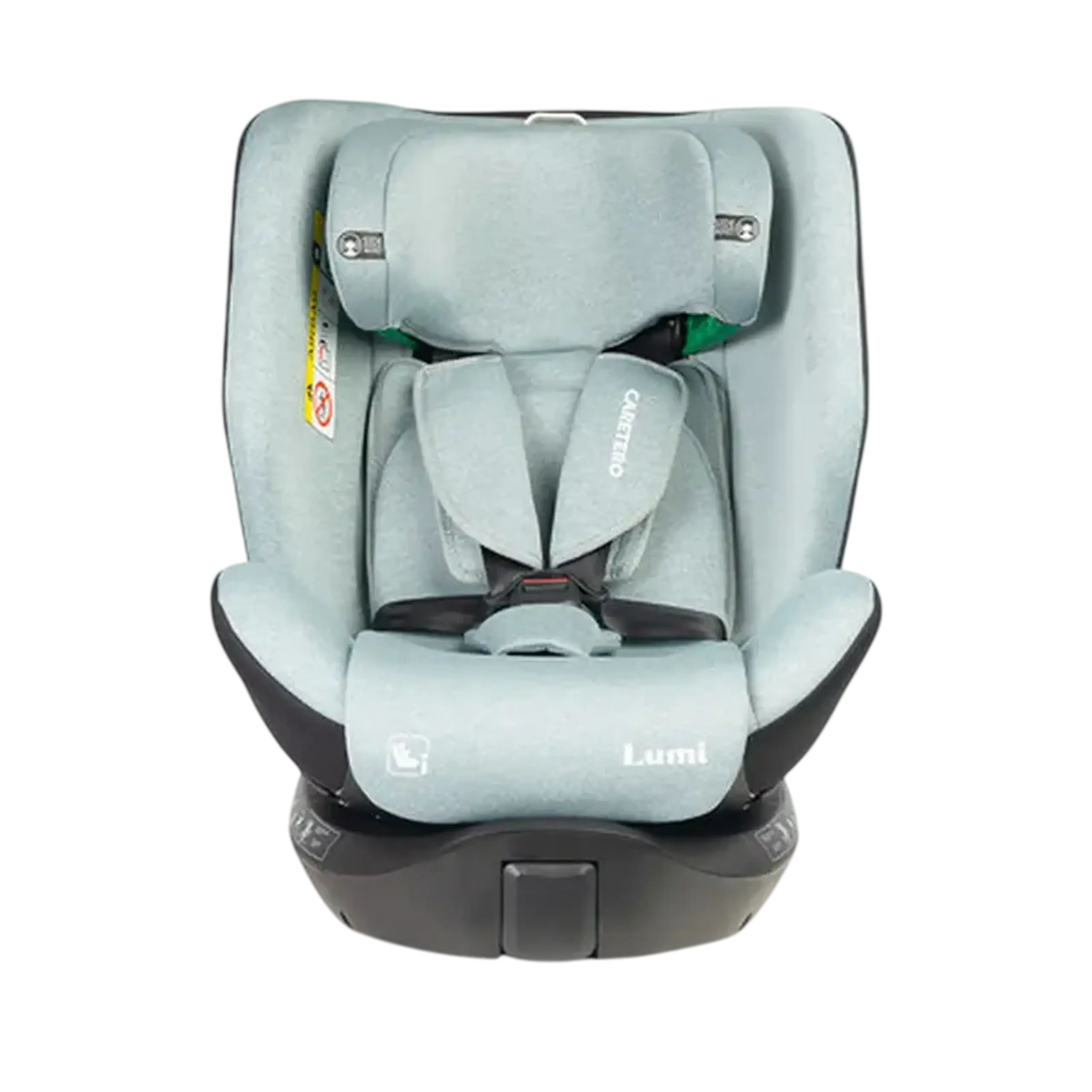 Scaun auto Caretero Lumi i-Size, Grupa 0+/1/2/3 (0-36 kg), Verde