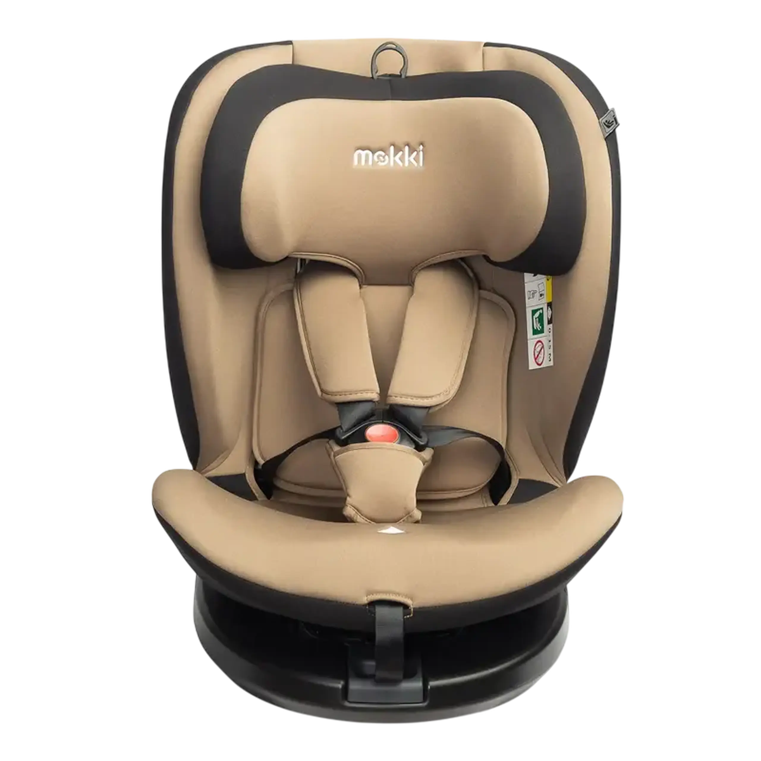 Scaun auto Caretero Mokki i-Size, Grupa 0+/1/2/3 (0-36 kg), Bej