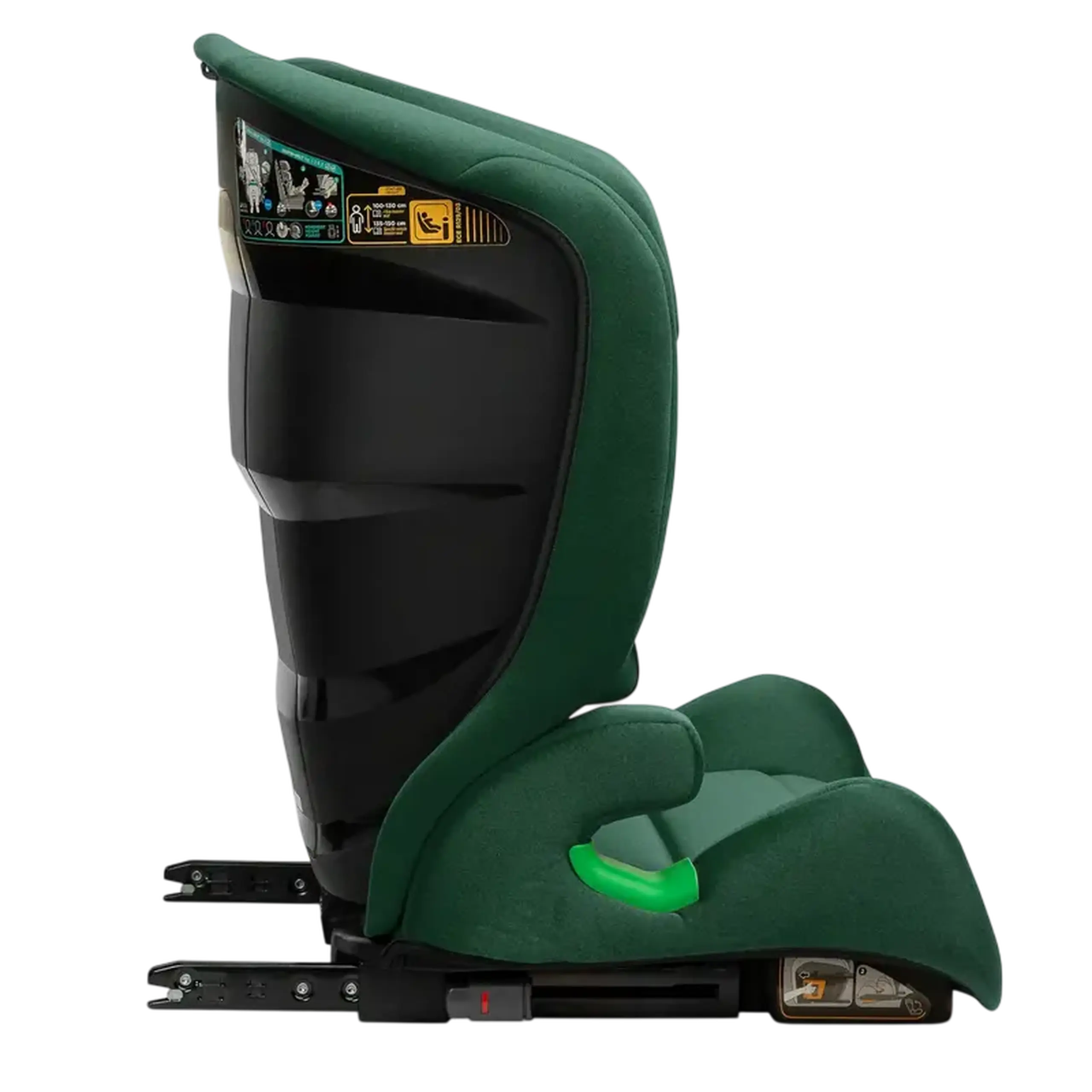 Scaun auto Caretero Nimbus, Grupa 2/3 (15-36 kg), Verde inchis