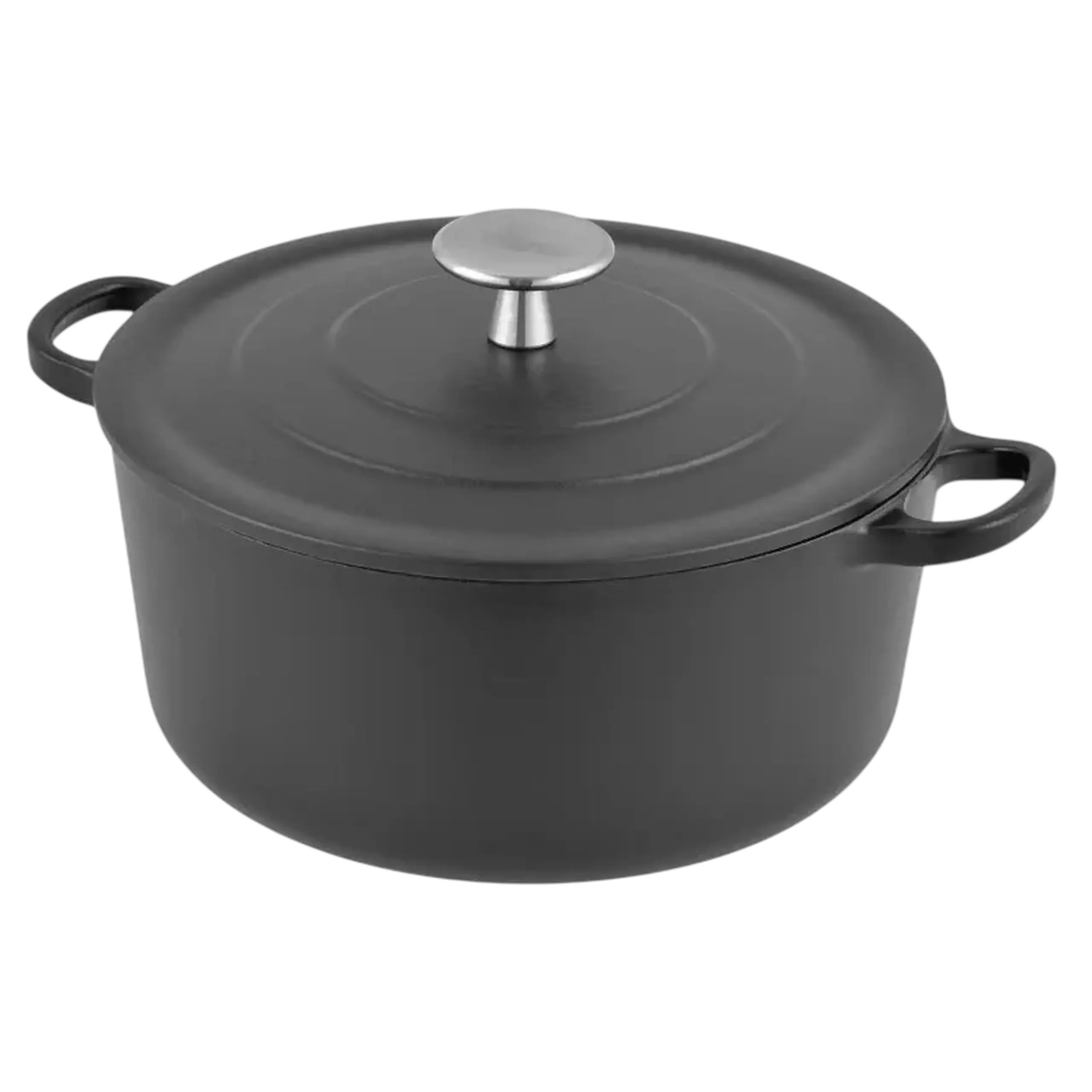 Cratiță Royal Van Kampen en Begee Cast, 3,3L, 22cm, Iron Black