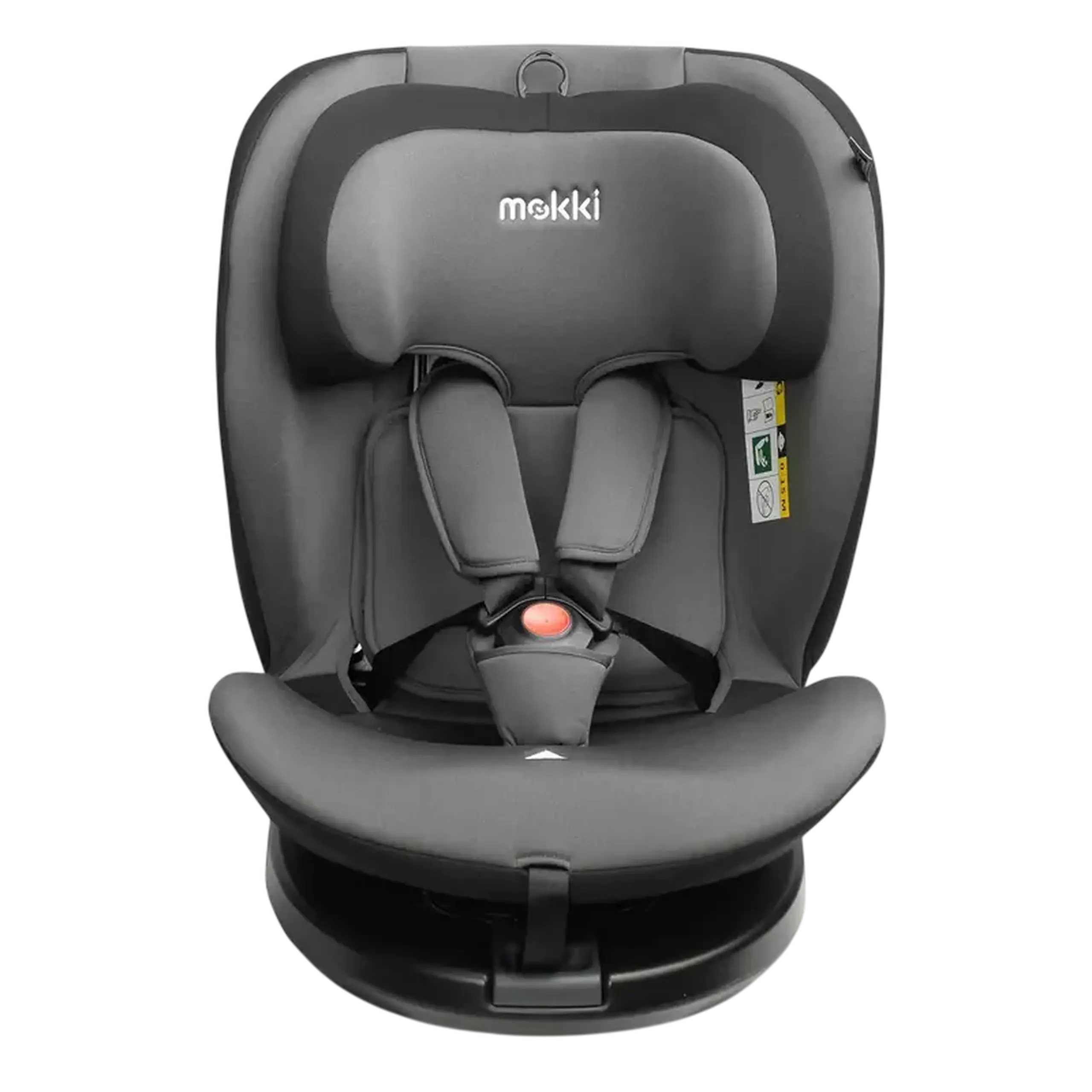 Scaun auto Caretero Mokki i-Size, Grupa 0+/1/2/3 (0-36 kg), Gri
