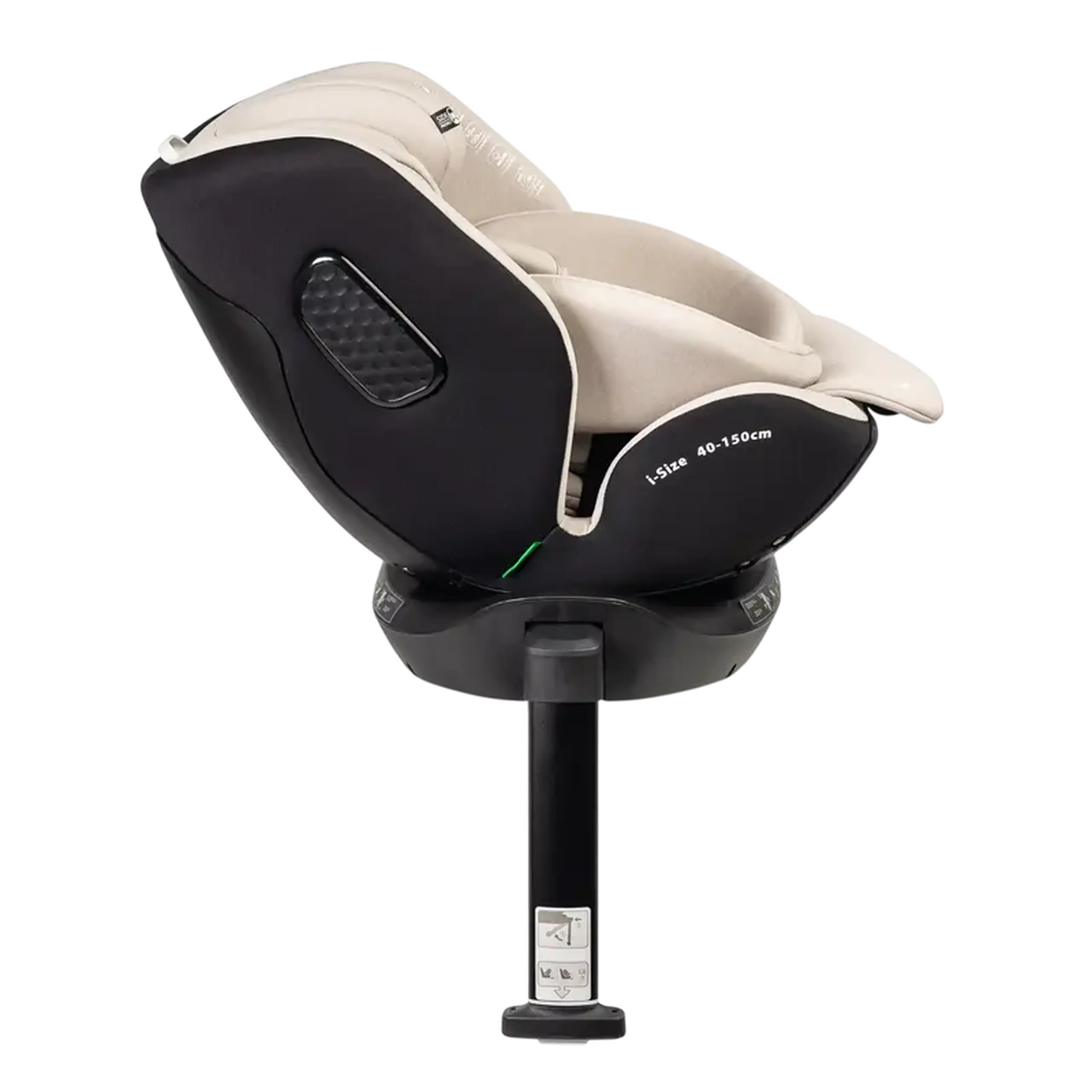 Scaun auto Caretero Lumi i-Size, Grupa 0+/1/2/3 (0-36 kg), Bej