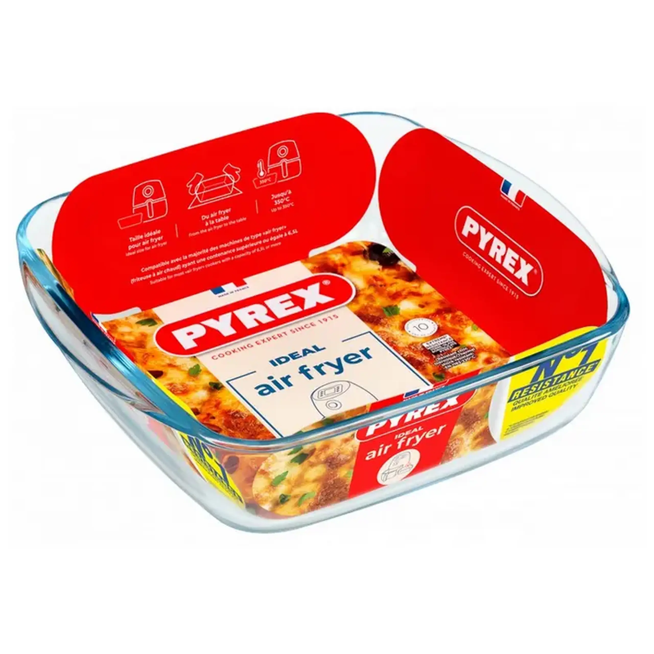 Tava de copt Pyrex 212B100, Transparent