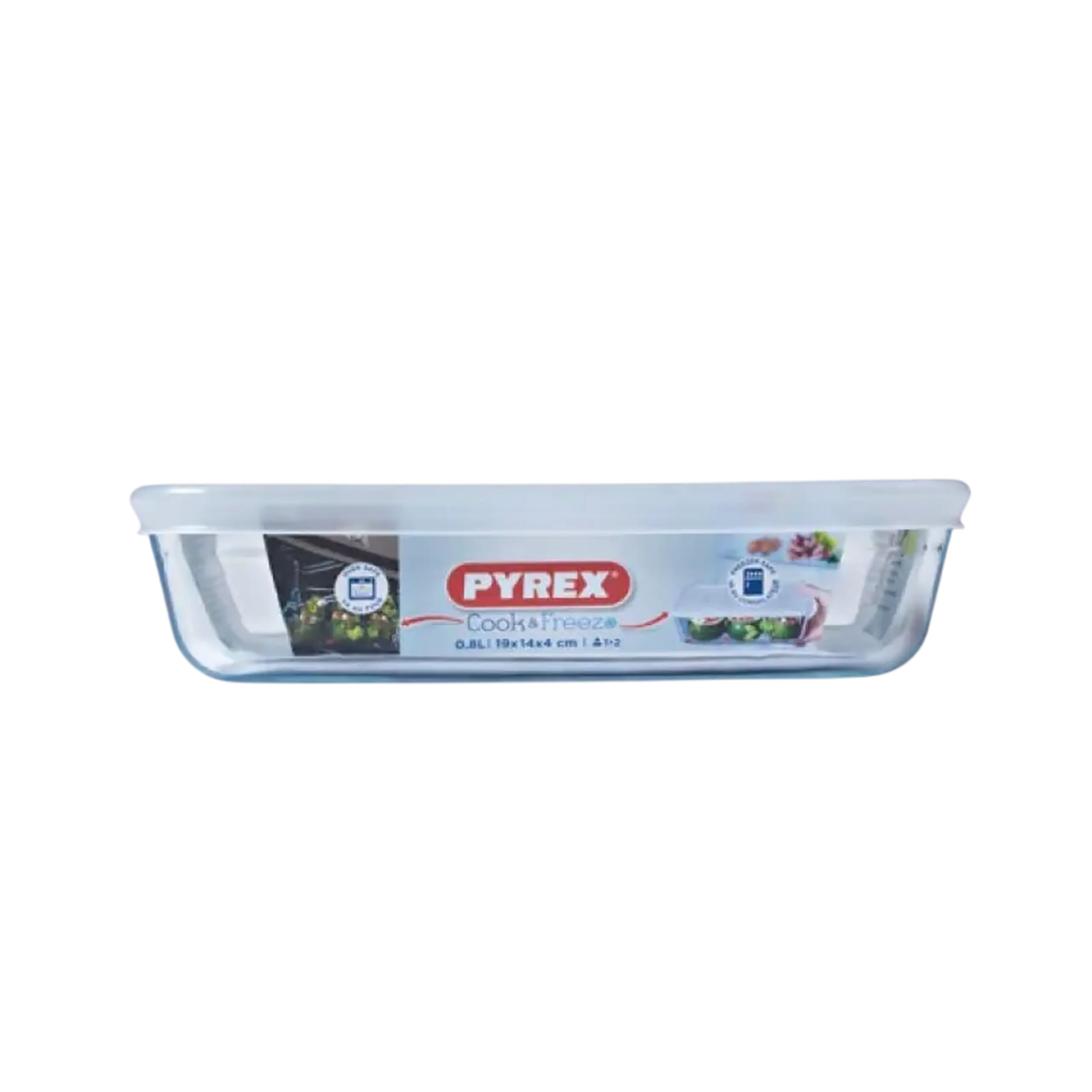 Tava de copt CasaMasa 241P000, Transparent