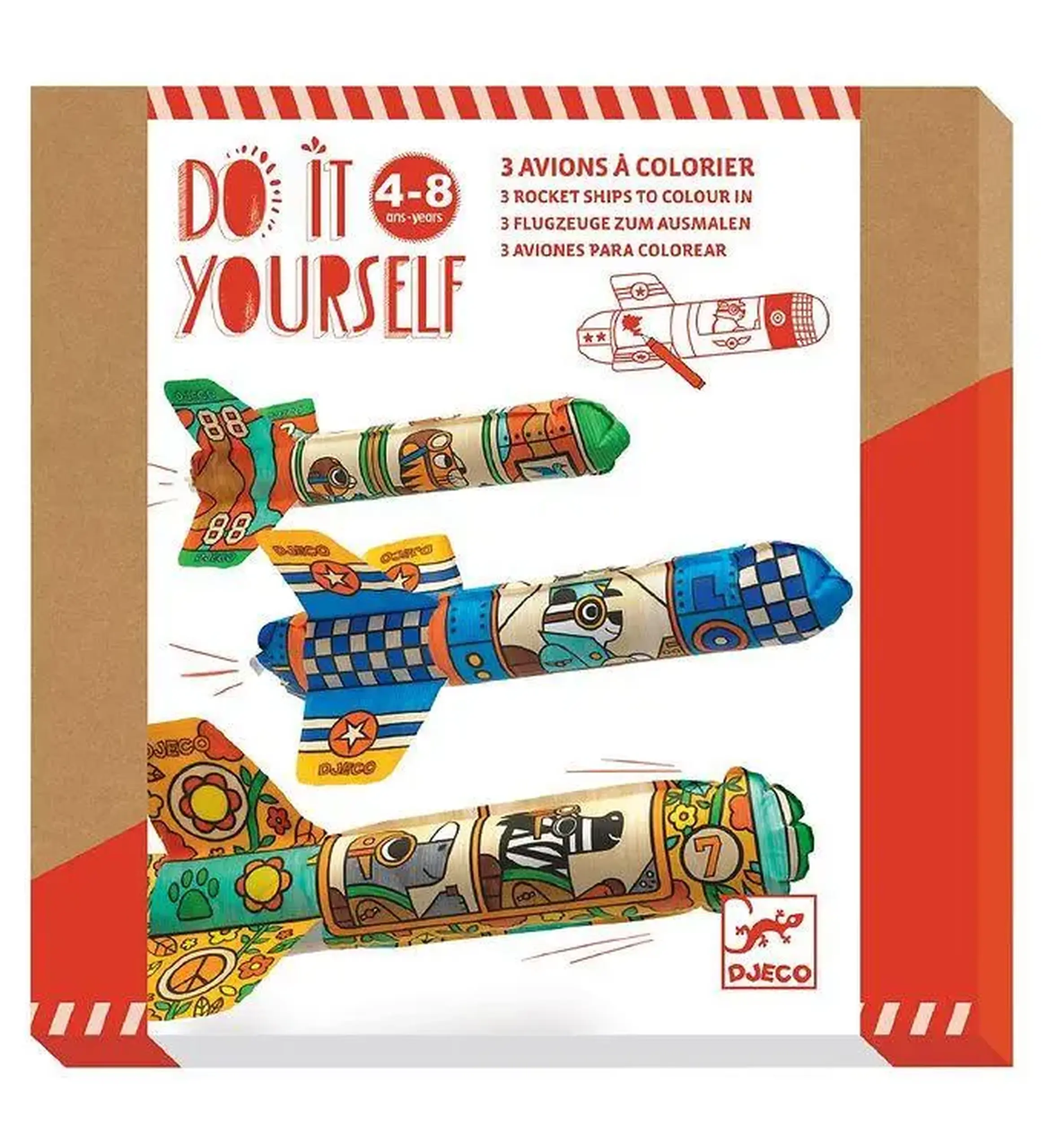 Avioane gonflabile de colorat „În văzduh” — Djeco