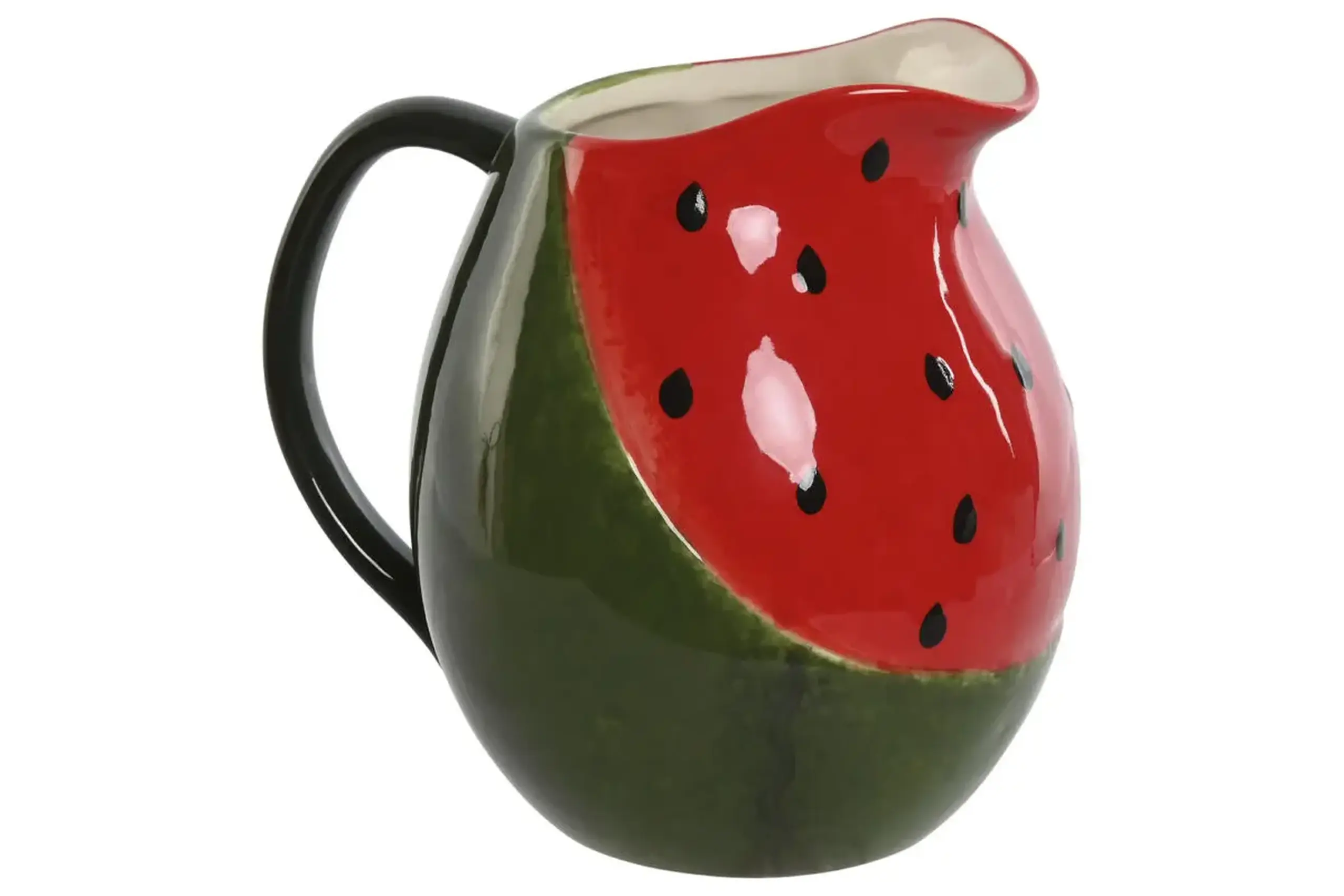 Ulcior din ceramică, Watermelon green, 20cm